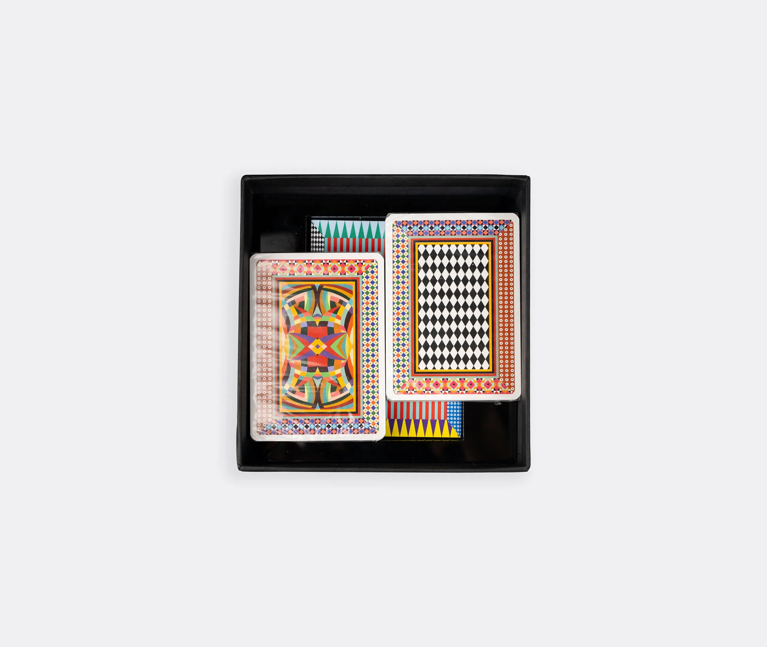 Playing Card Set with Notebook and Pencil - Multicolor