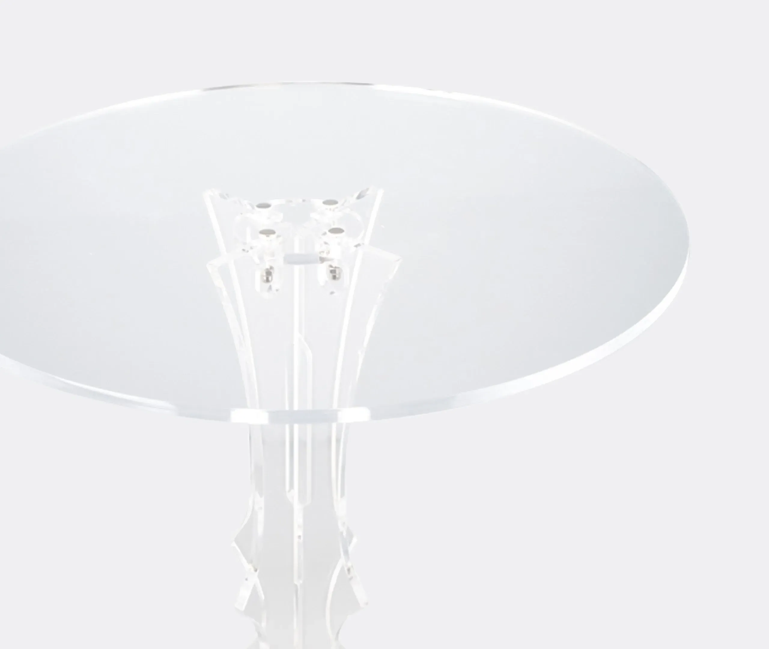 Round Coffee Table - Transparent, Acrylic