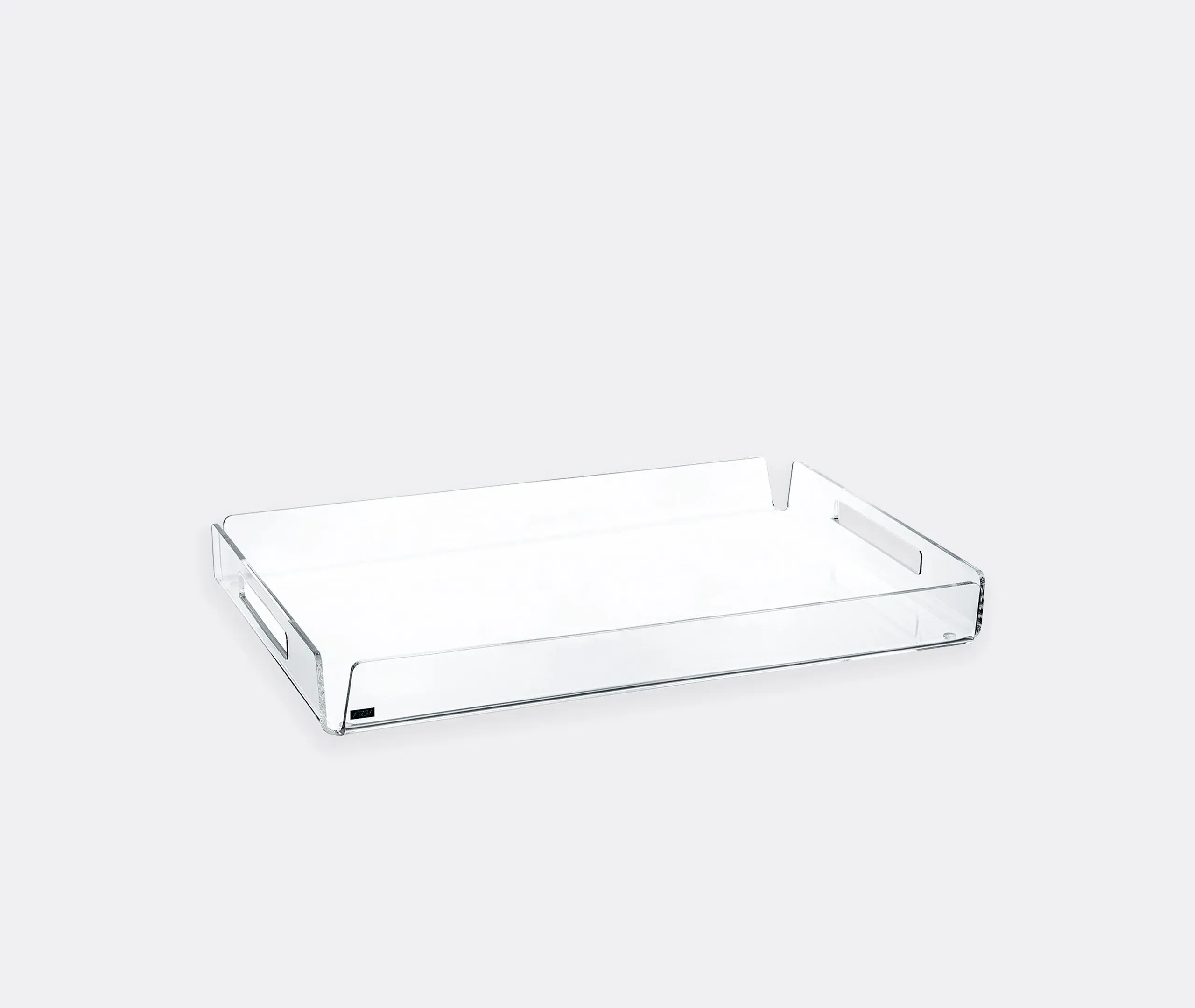 Serving Tray with Handles - Transparent