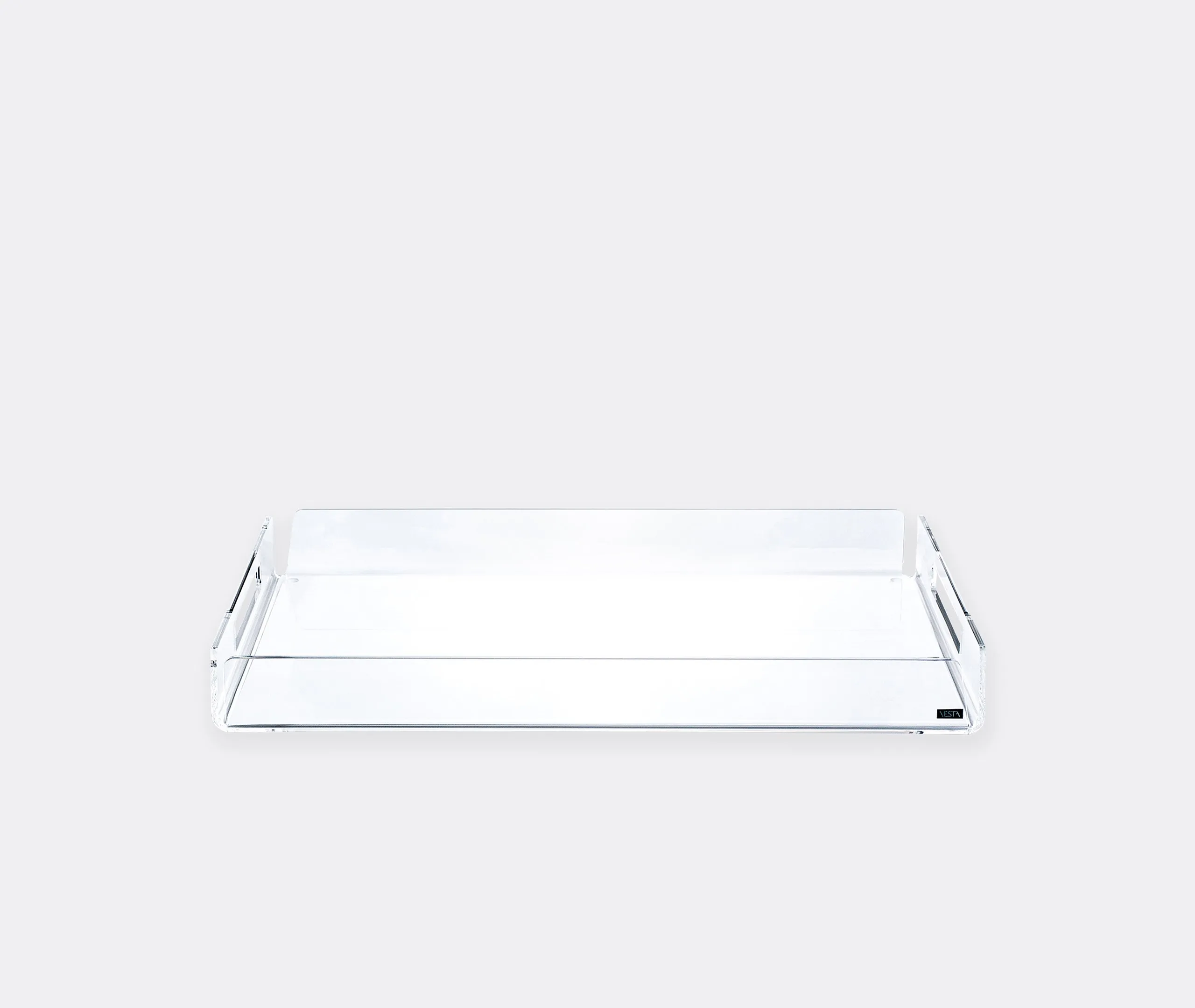 Serving Tray with Handles - Transparent