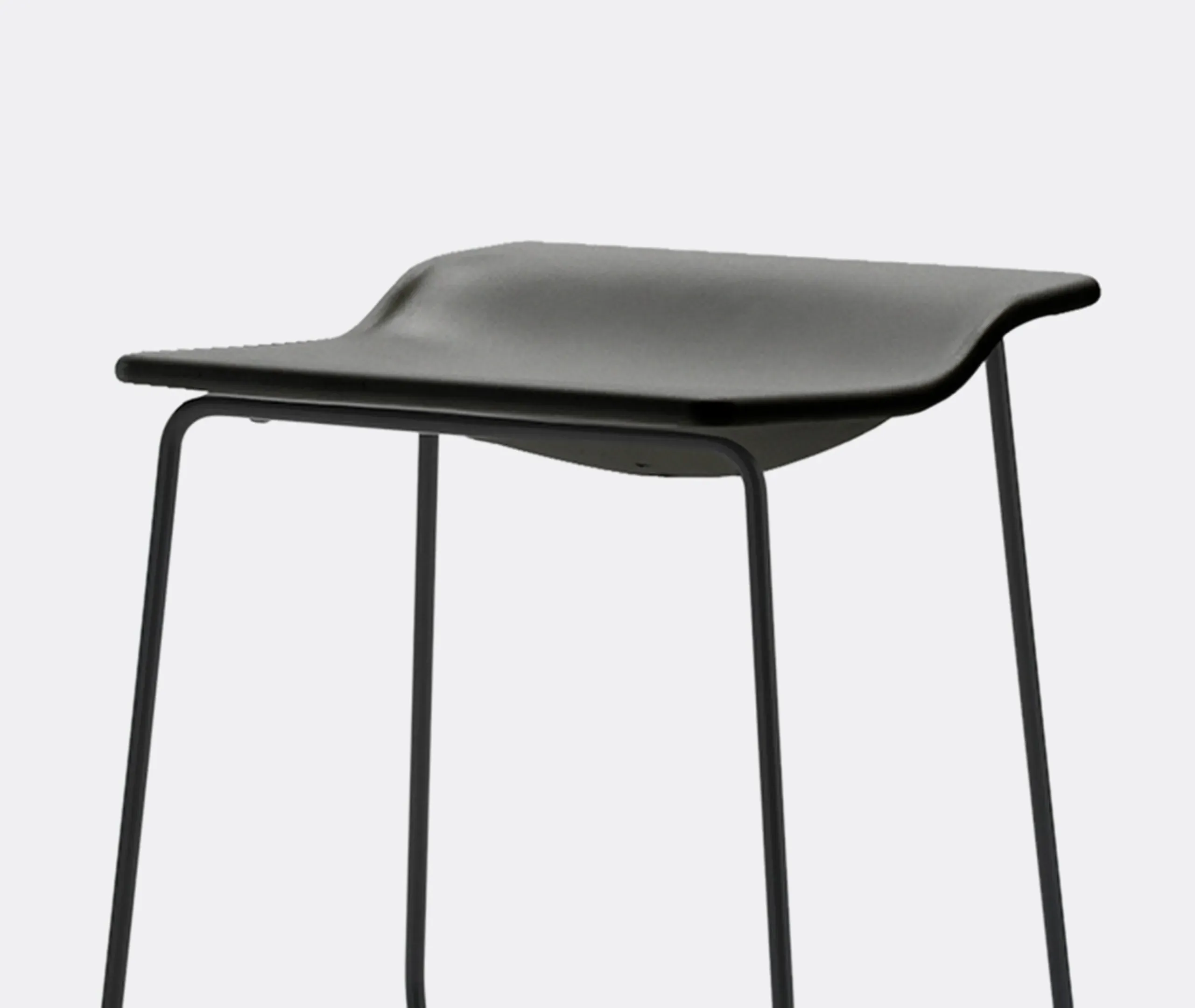 Medium Stool - Black, Polyethylene