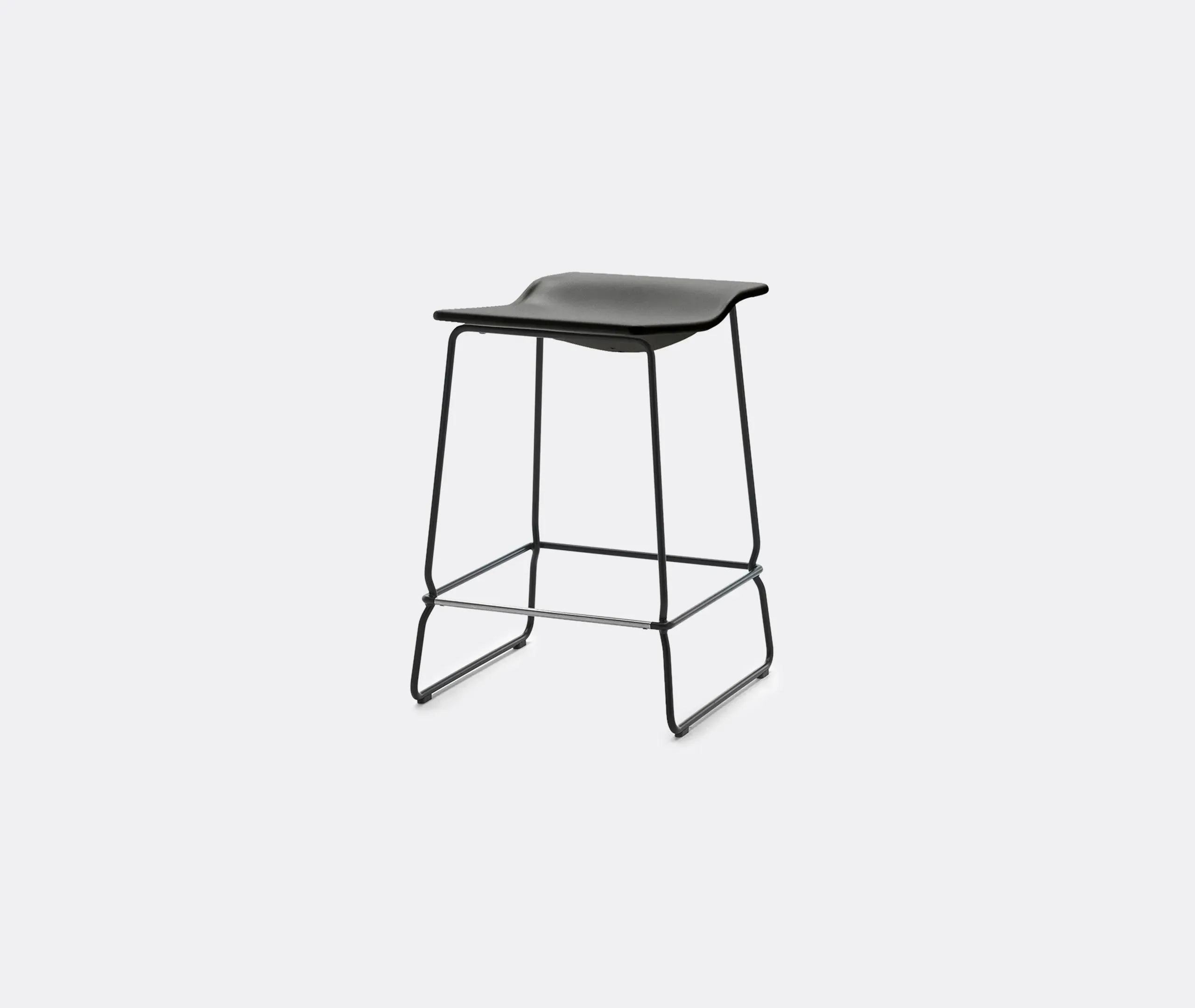 Medium Stool - Black, Polyethylene image