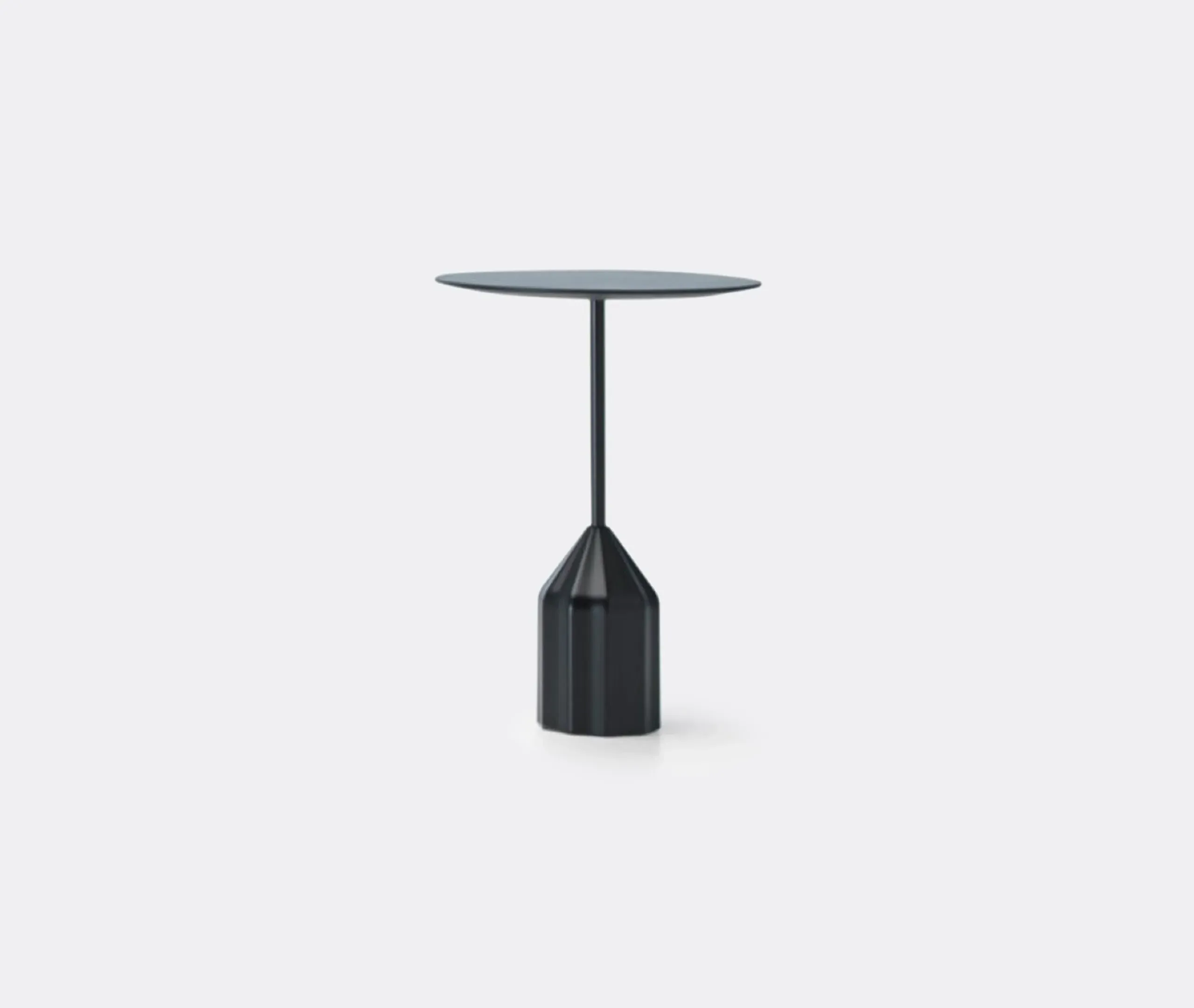 Mini Side Table with Foam Base - Black, Steel image