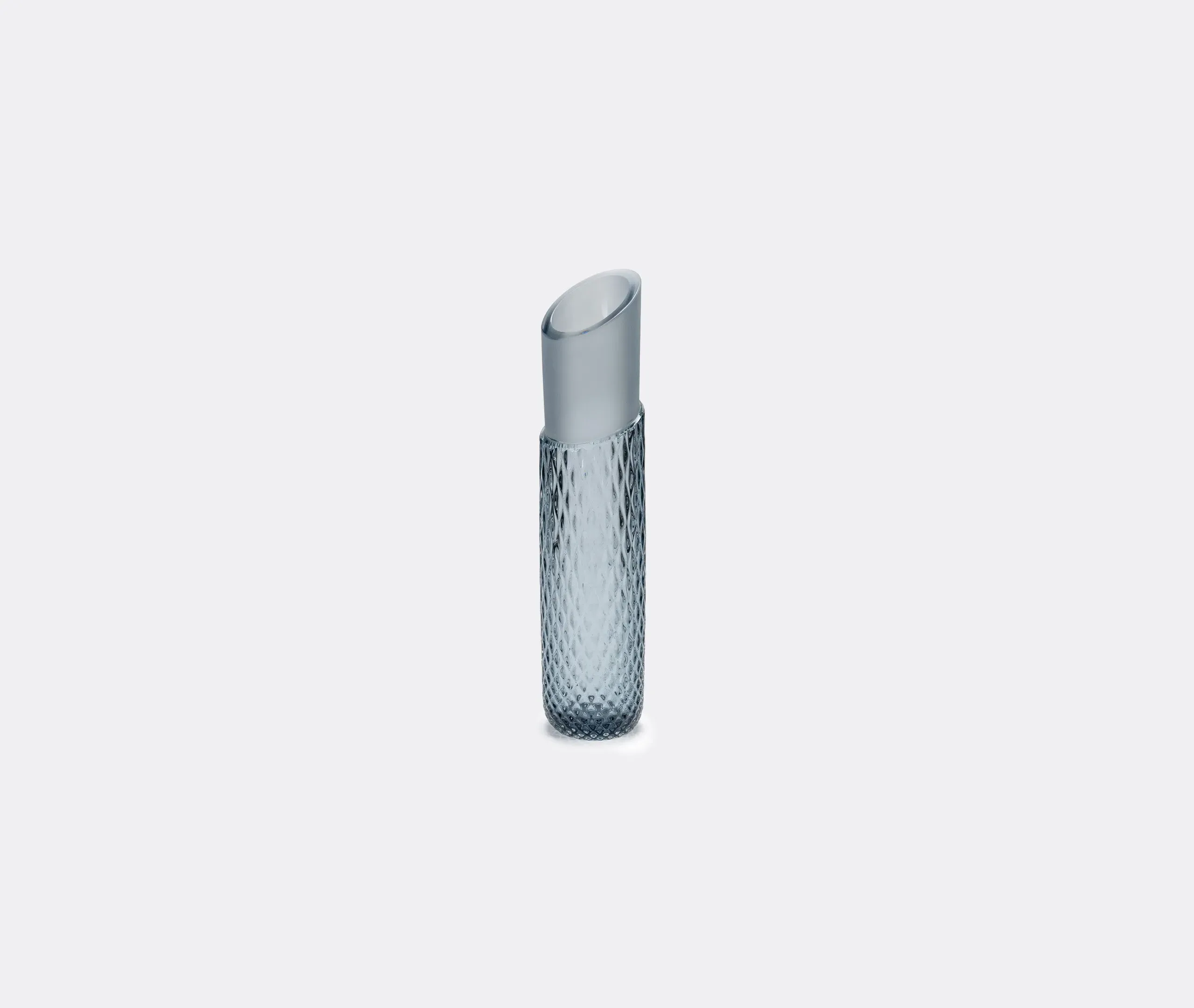 Lipstick Vase - Steel, Murano Glass image