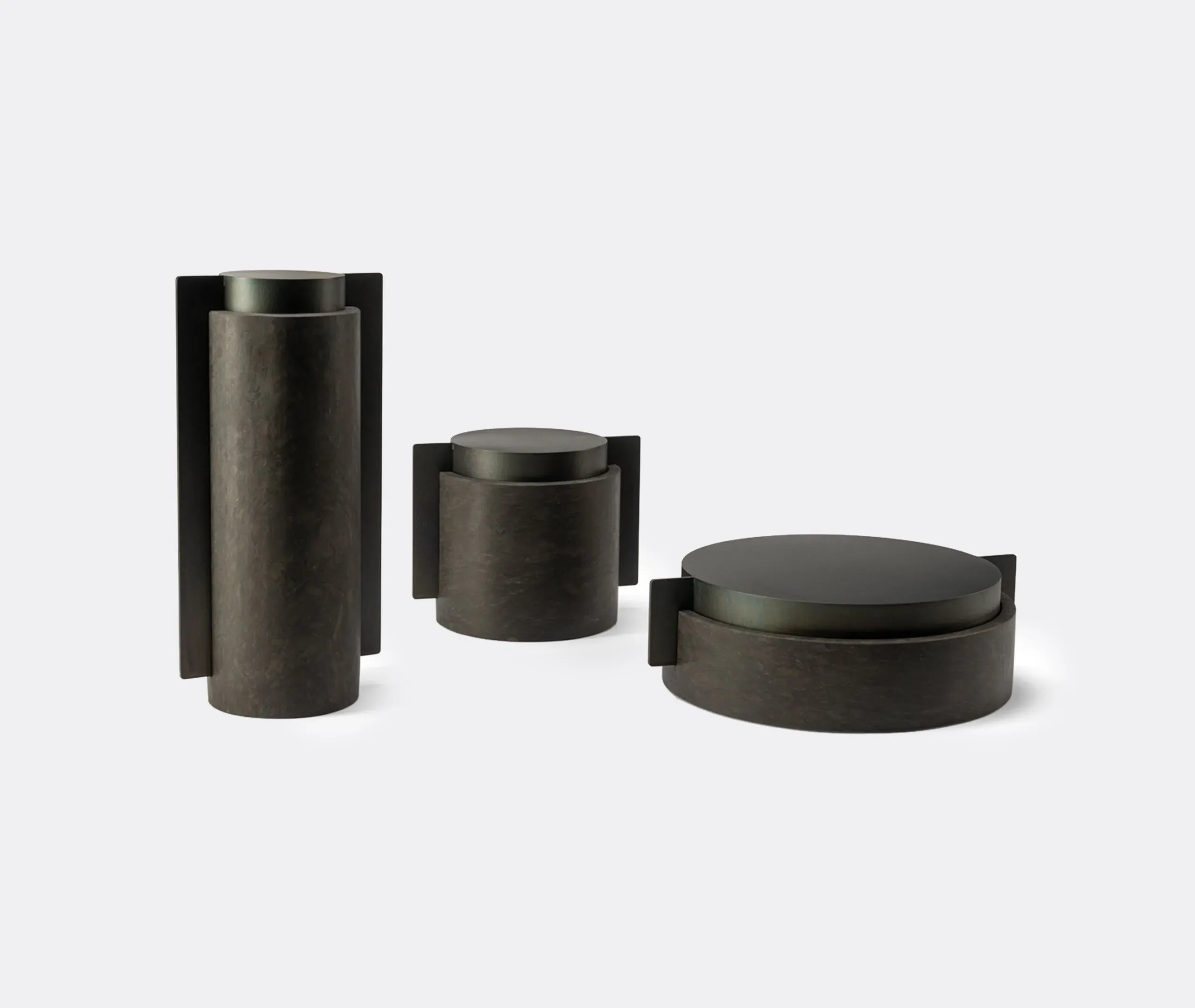 Meccanismi A Container - Black, Stone