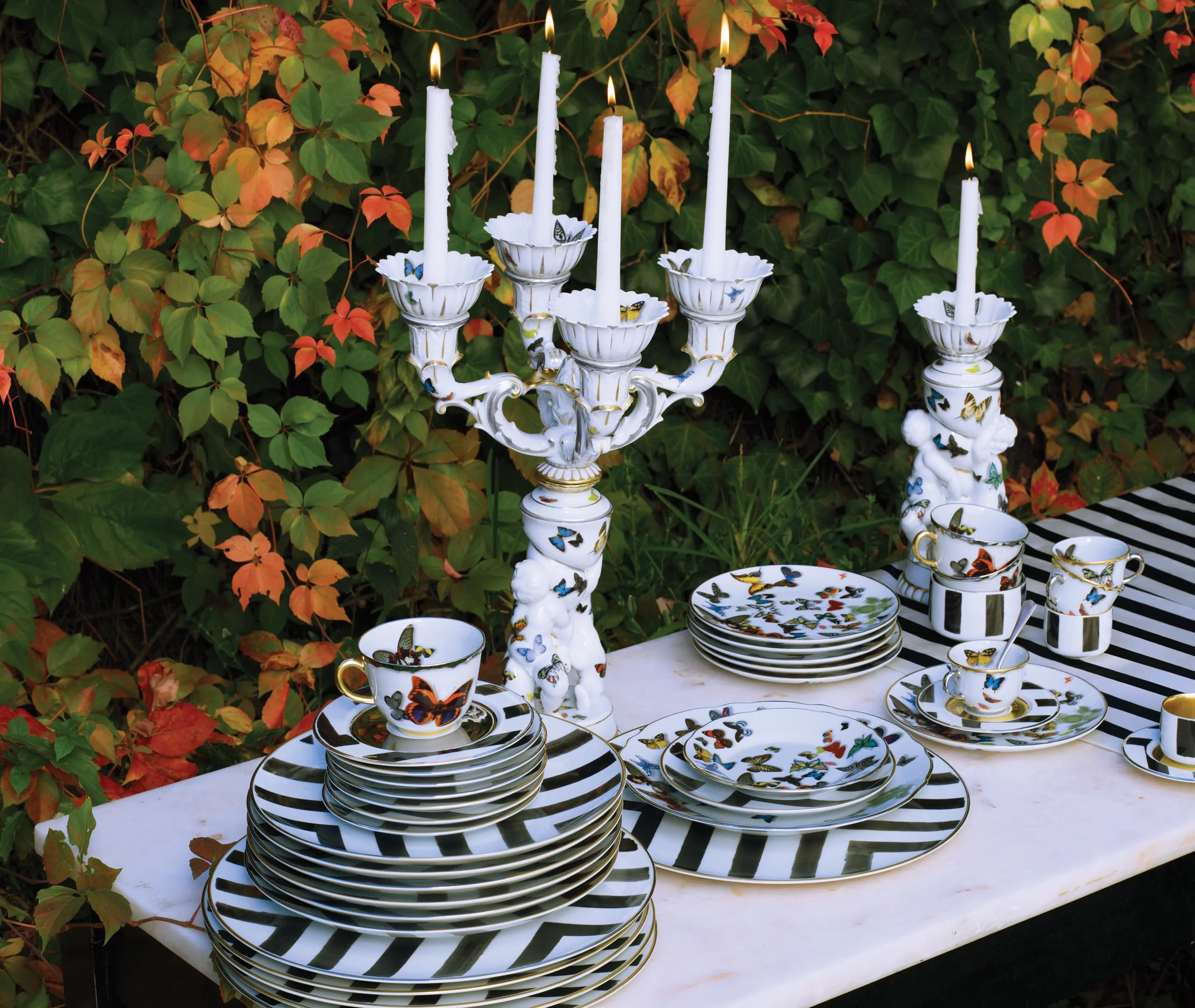 Sol Y Sombra Sugar Bowl - Black, White