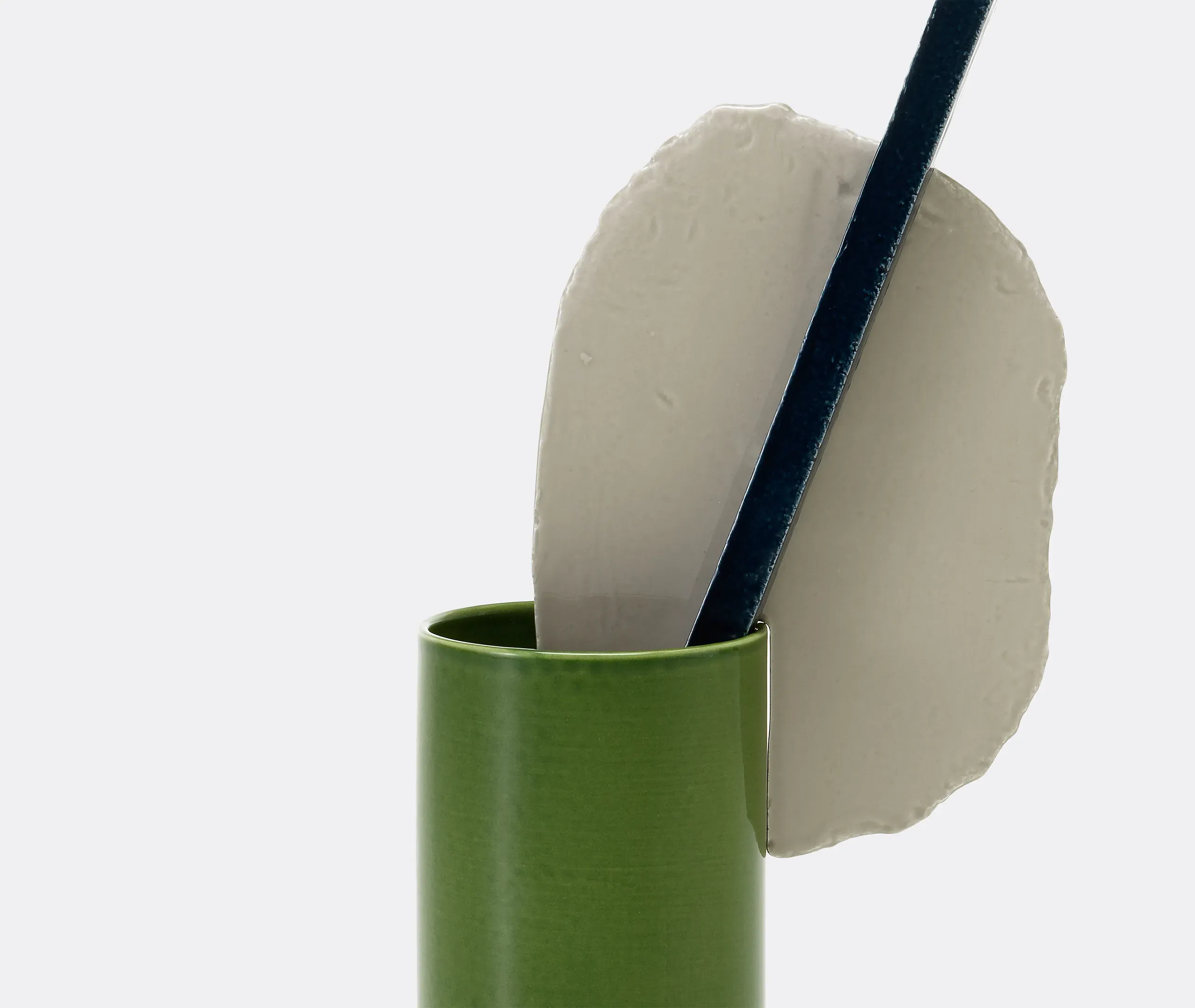 Bouroullec Barre Vases Découpage Vase - Green, Blue, Grey, Ceramic alternate view