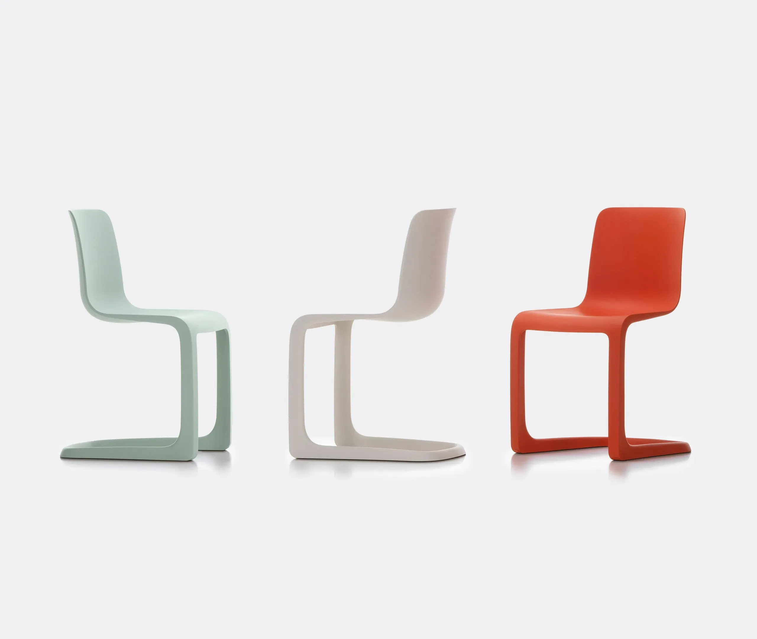 Cantilever Chair - Ivory, Polypropylene
