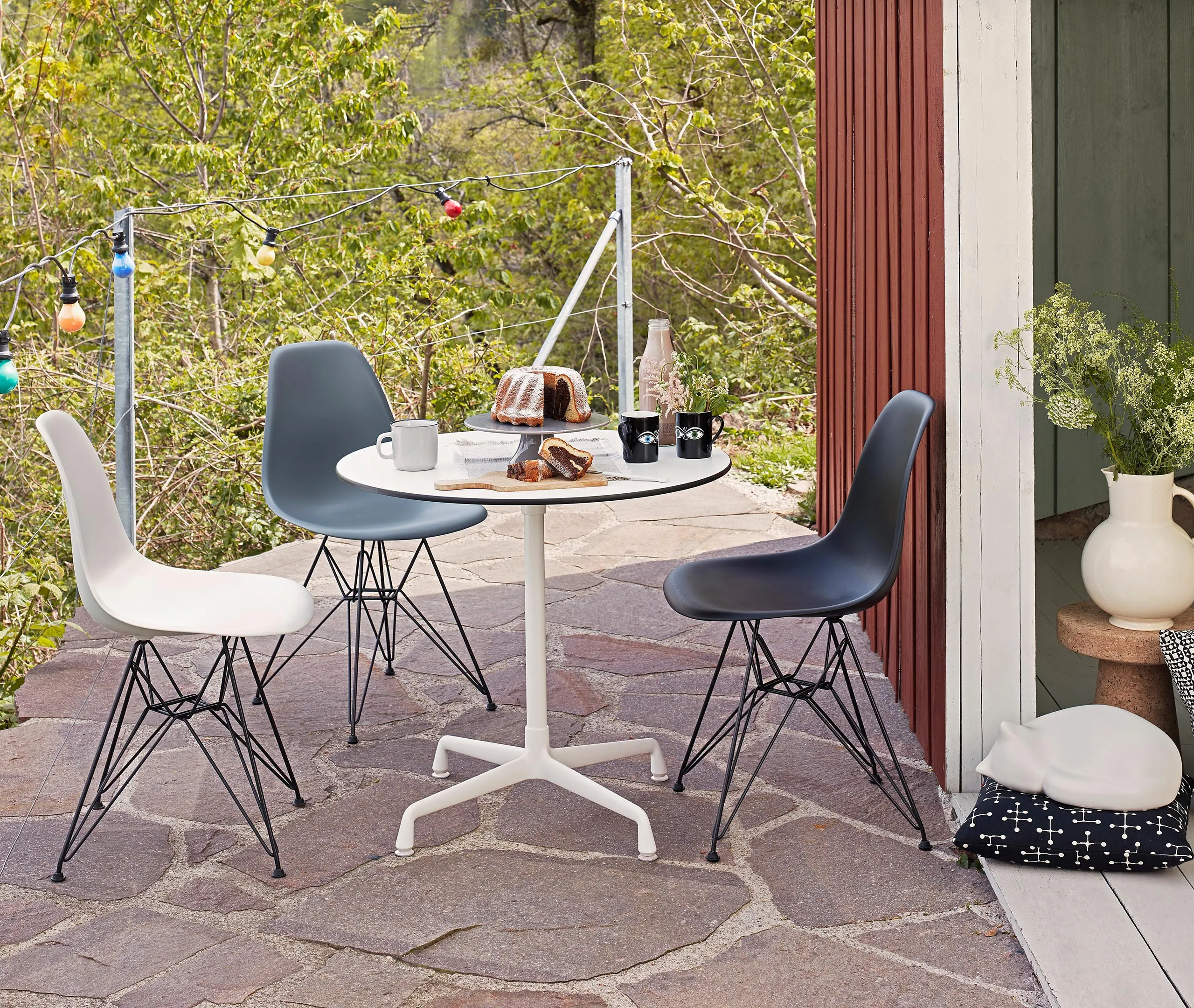 Charles & Ray Eames DSR Chair - Grey, Polypropylene