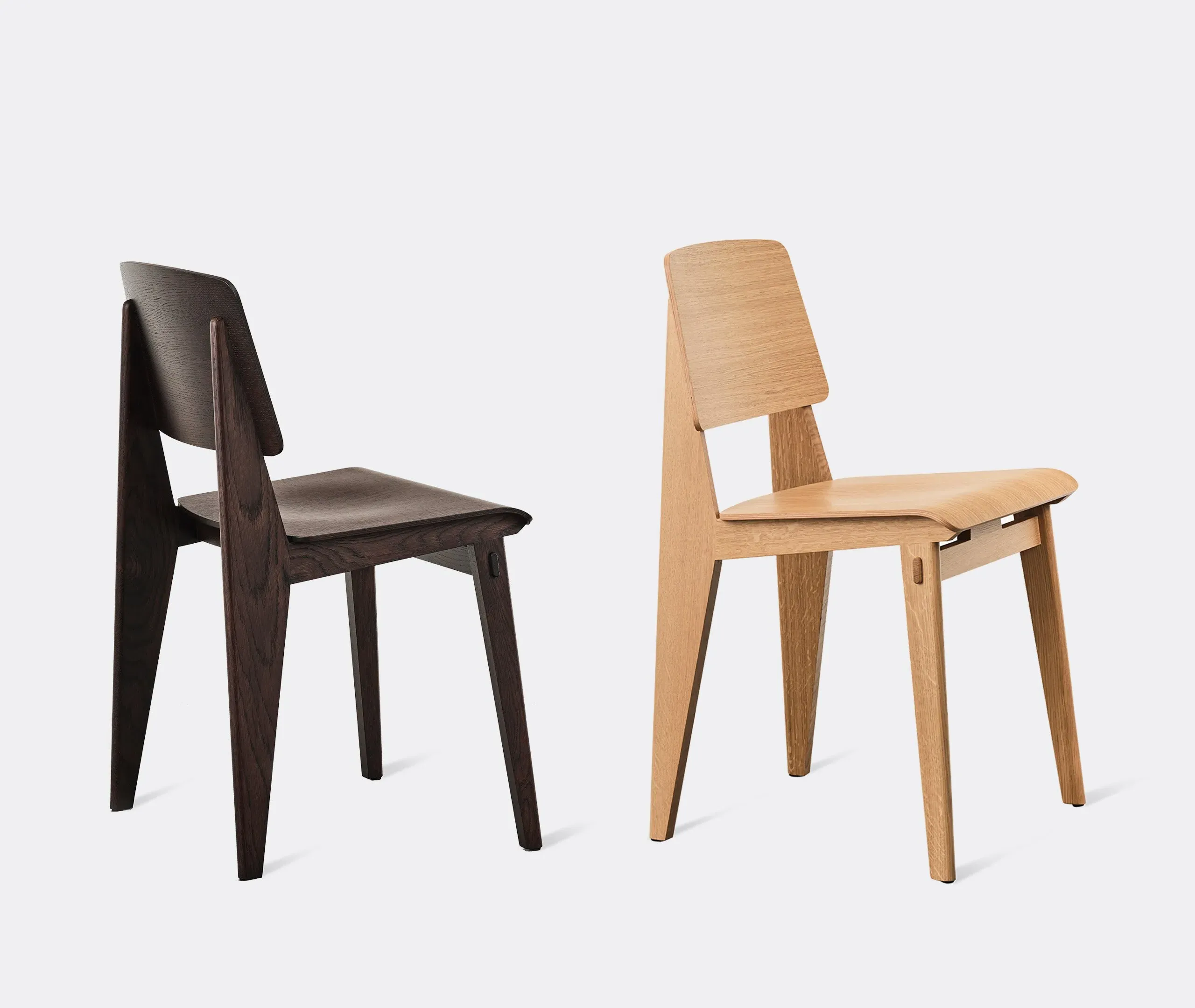 Dining Chair with Felt Glides - Dark Oak