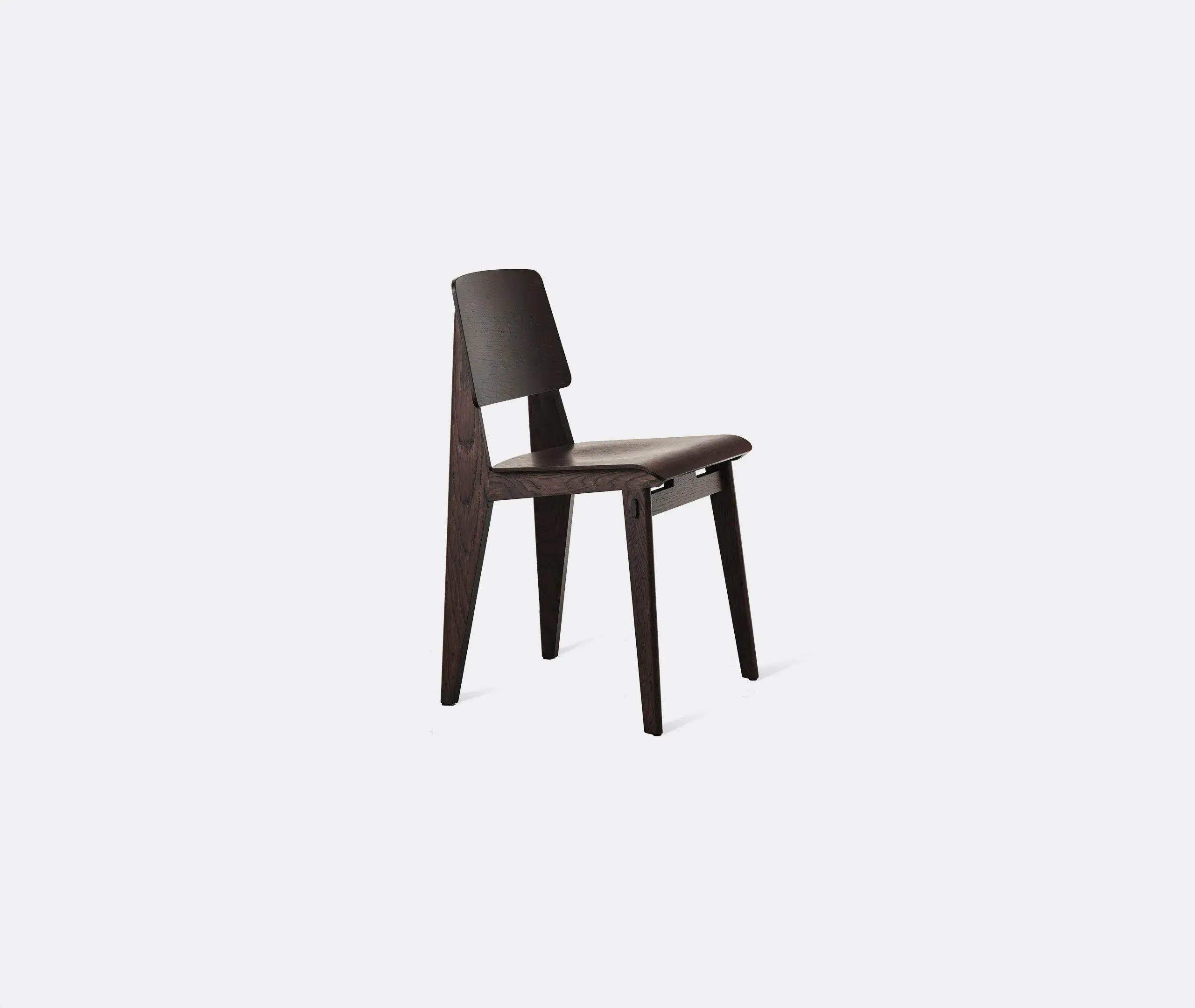 Dining Chair with Felt Glides - Dark Oak image