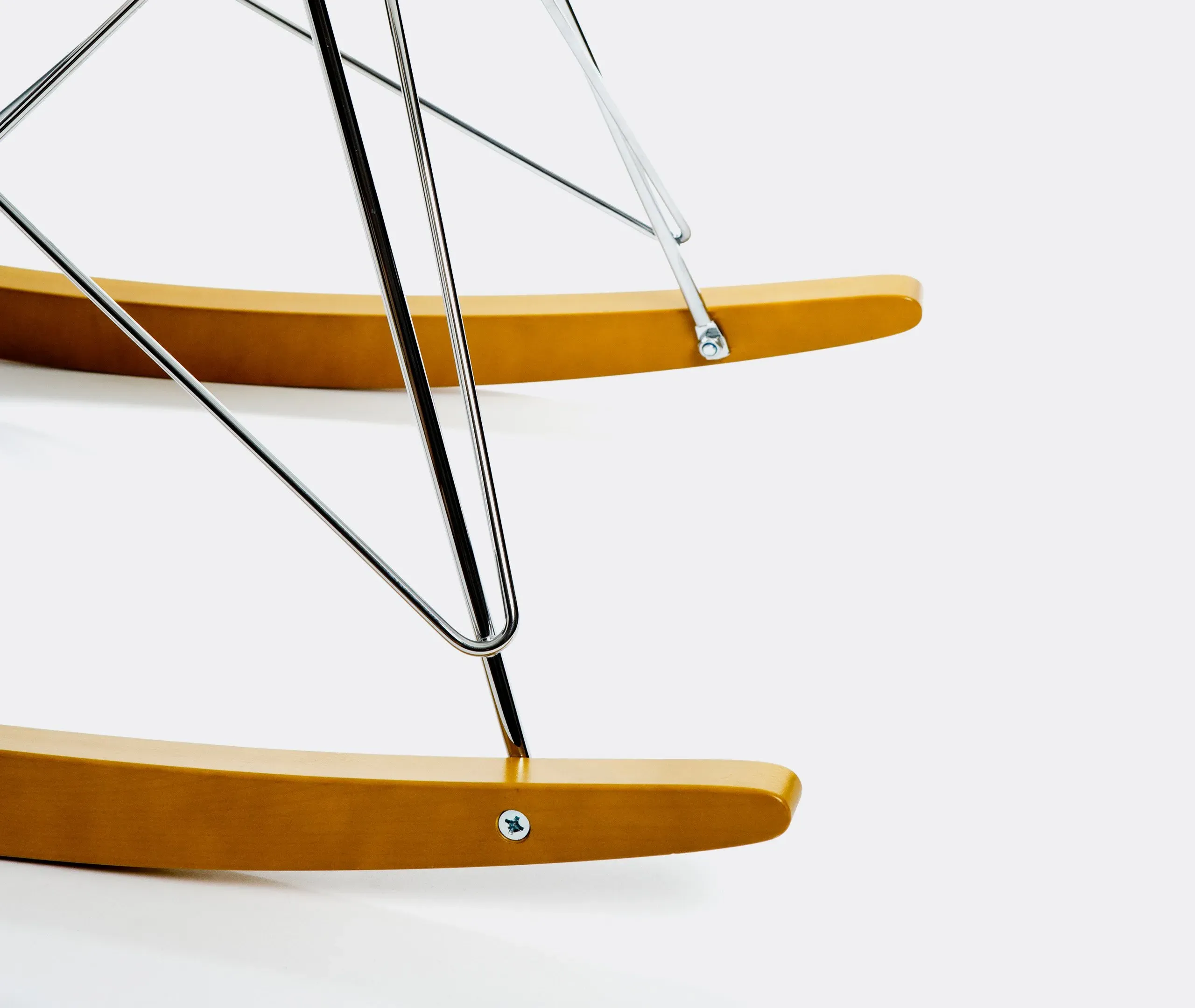 Eames Rocking Armchair Rod Base - White