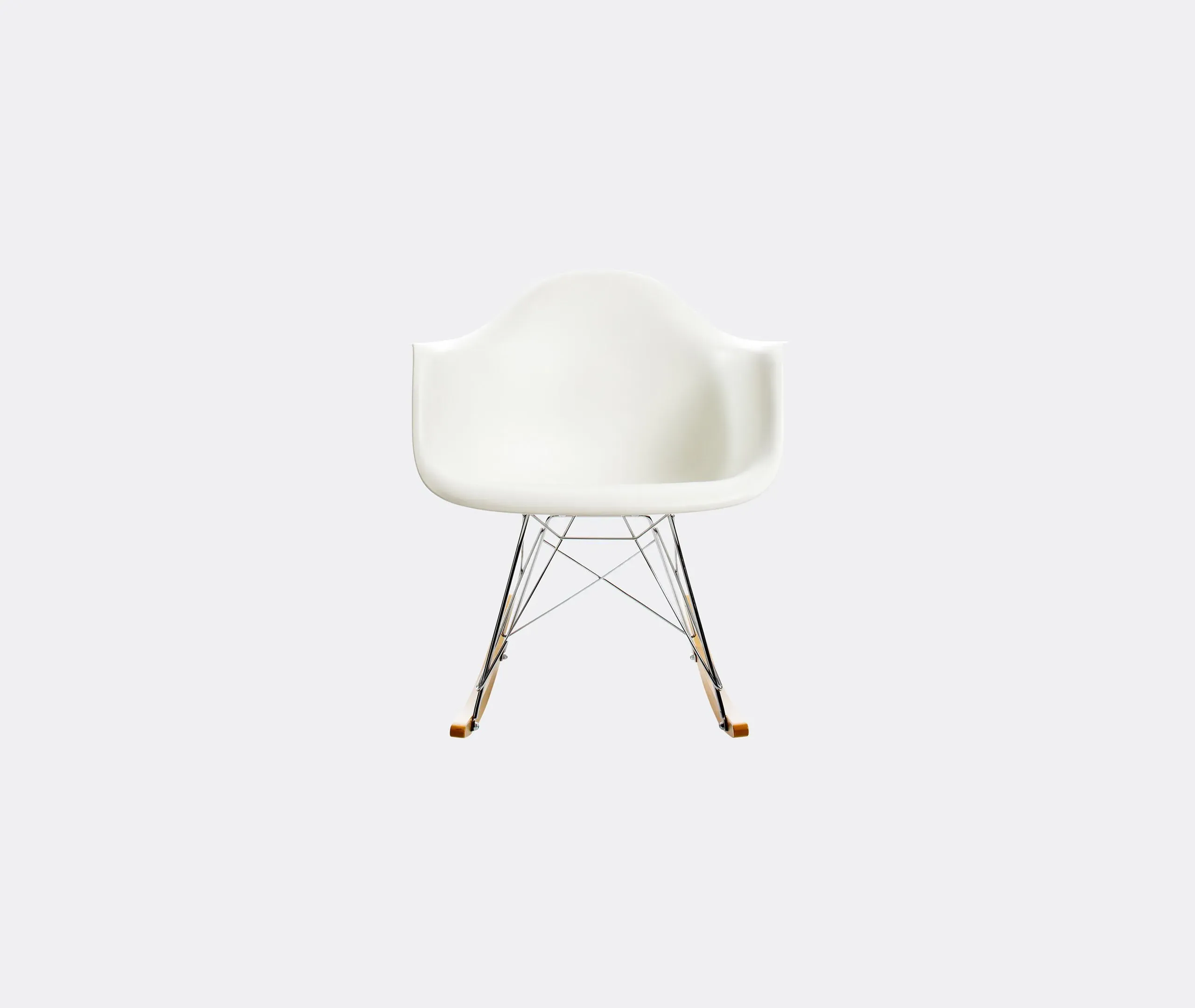 Eames Rocking Armchair Rod Base - White