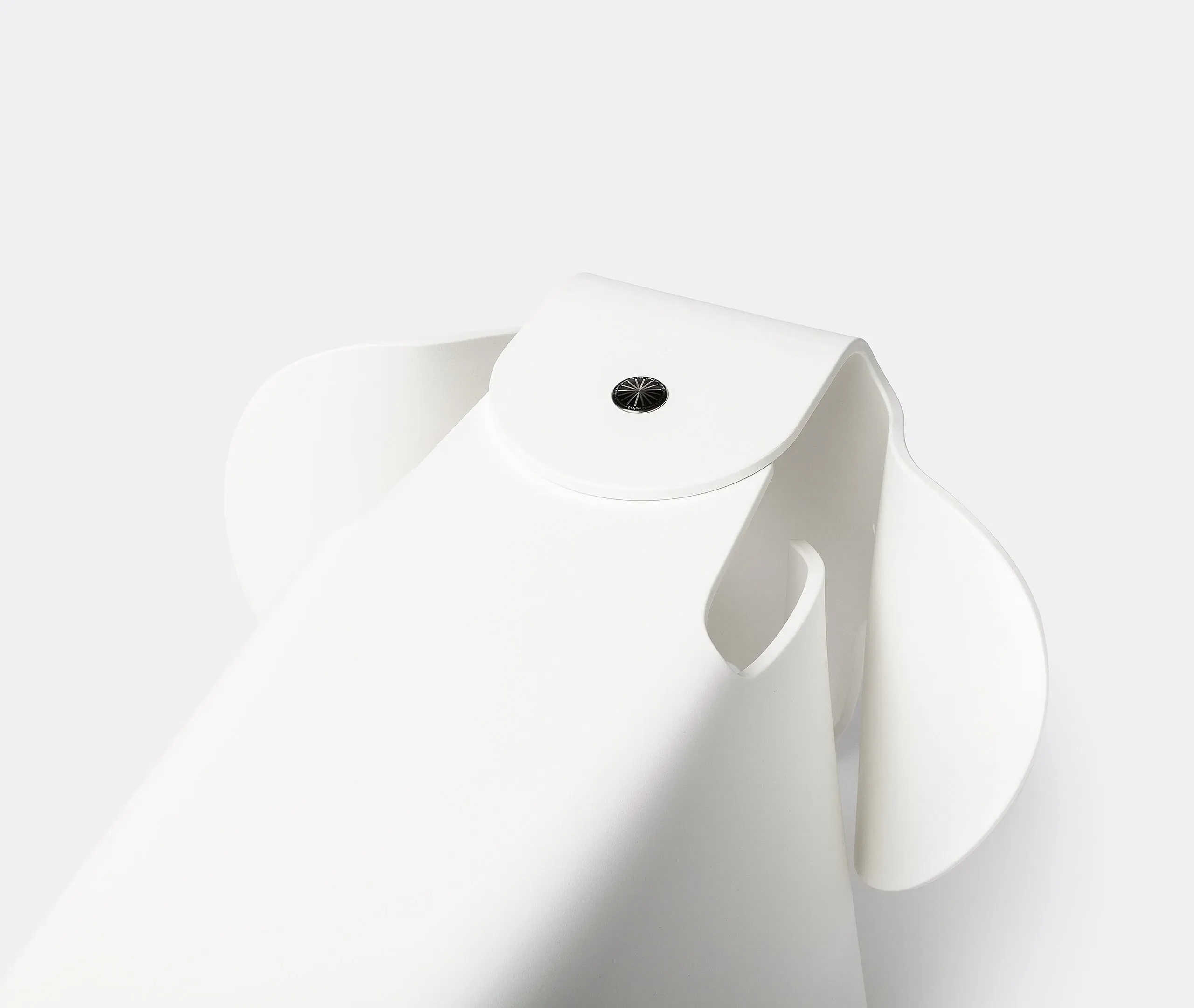 Elephant Decorative Object - White, Plywood