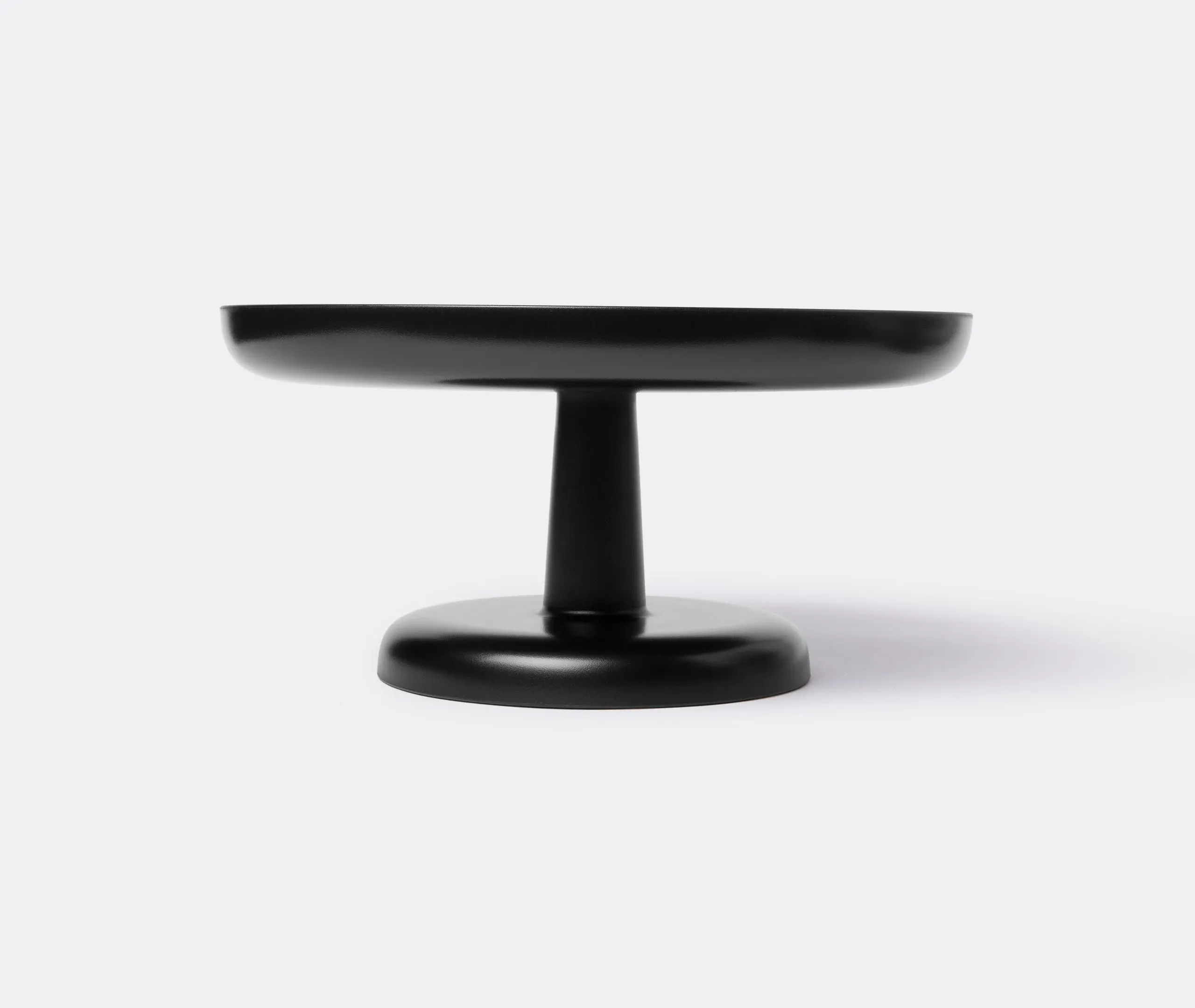 High Serving Tray with Base - Black, ABS Plastic