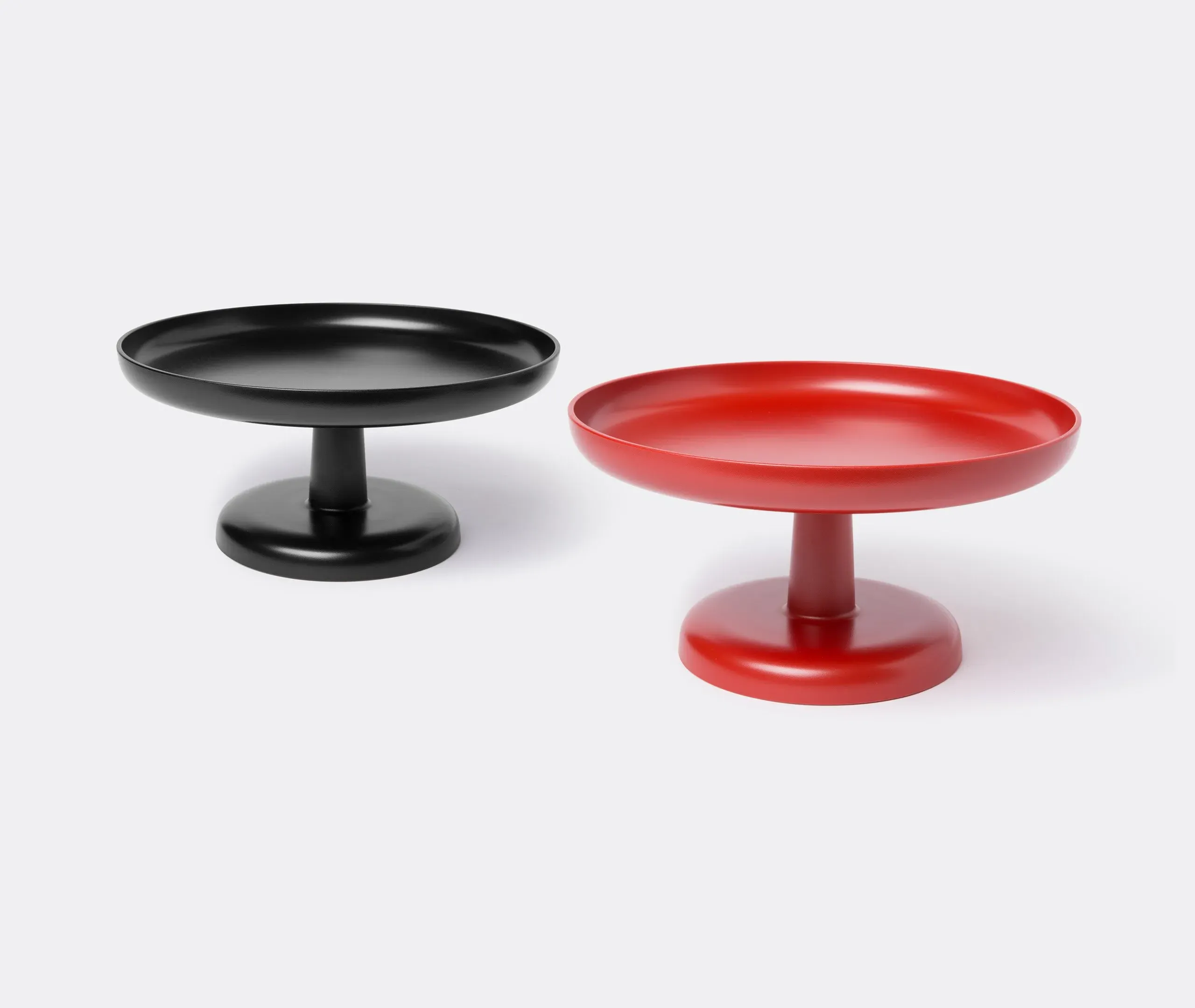 High Serving Tray with Base - Black, ABS Plastic