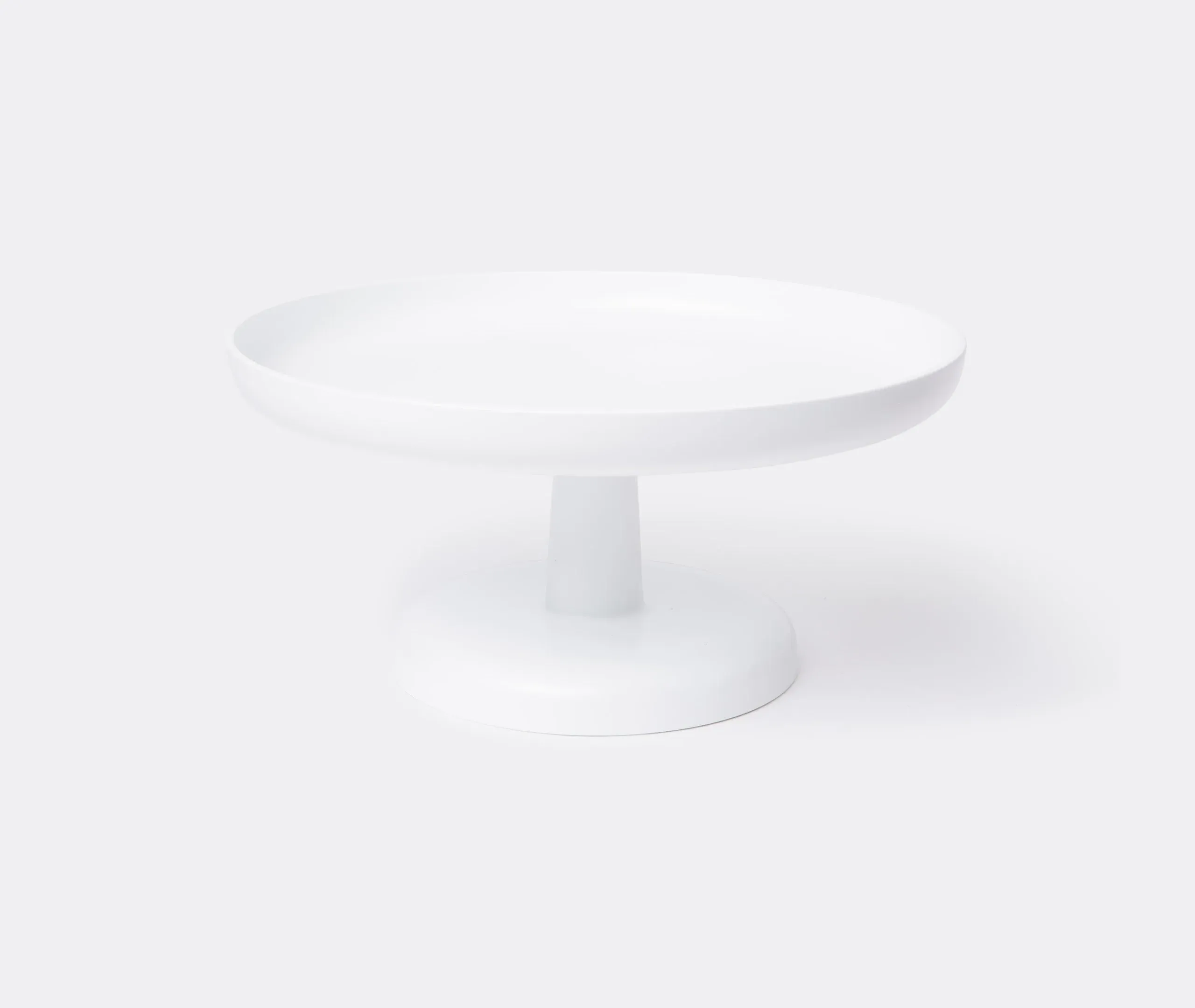 High Serving Tray with Base - White, ABS Plastic