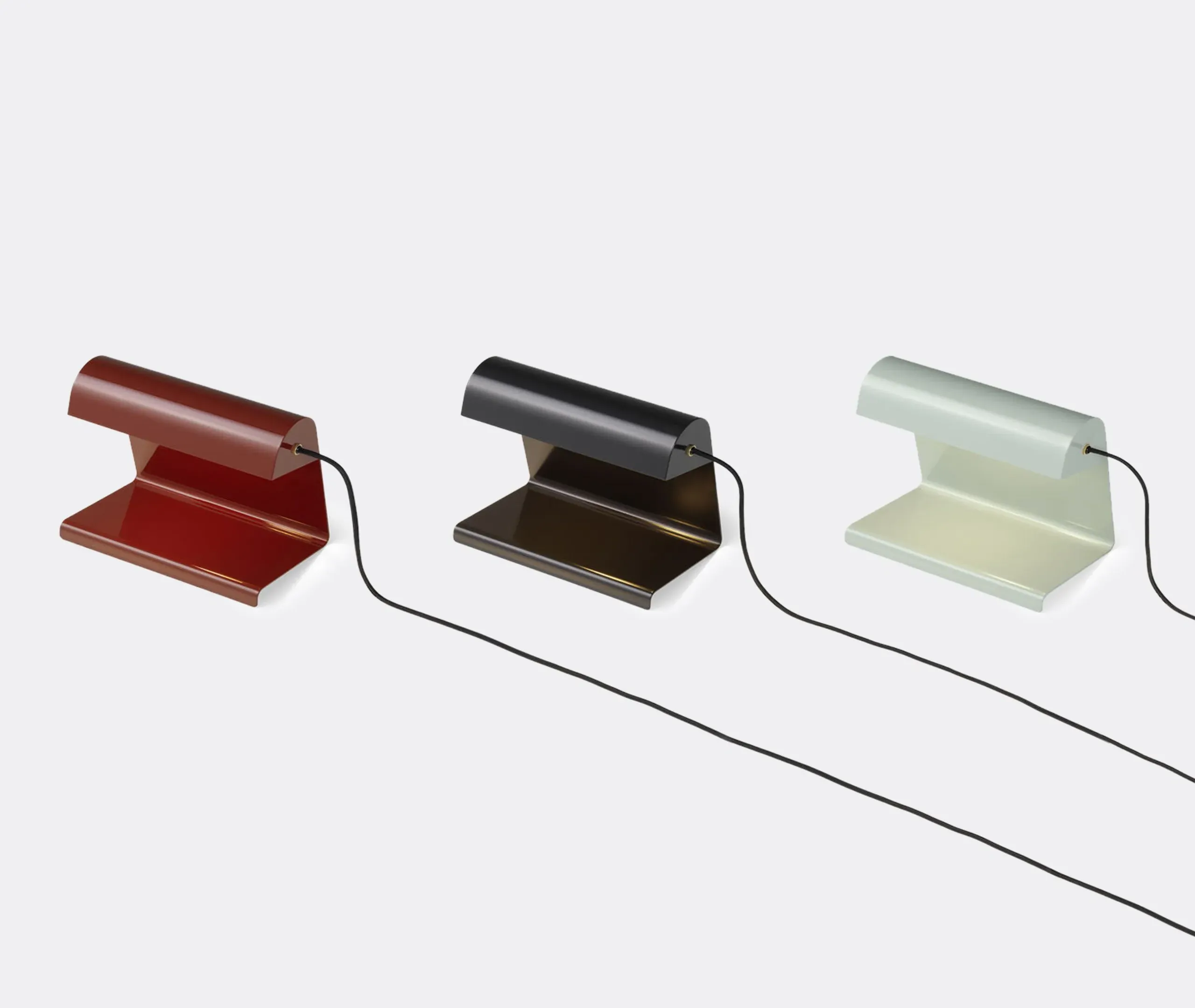 Lampe De Bureau Table Lamp - Deep Black, Steel