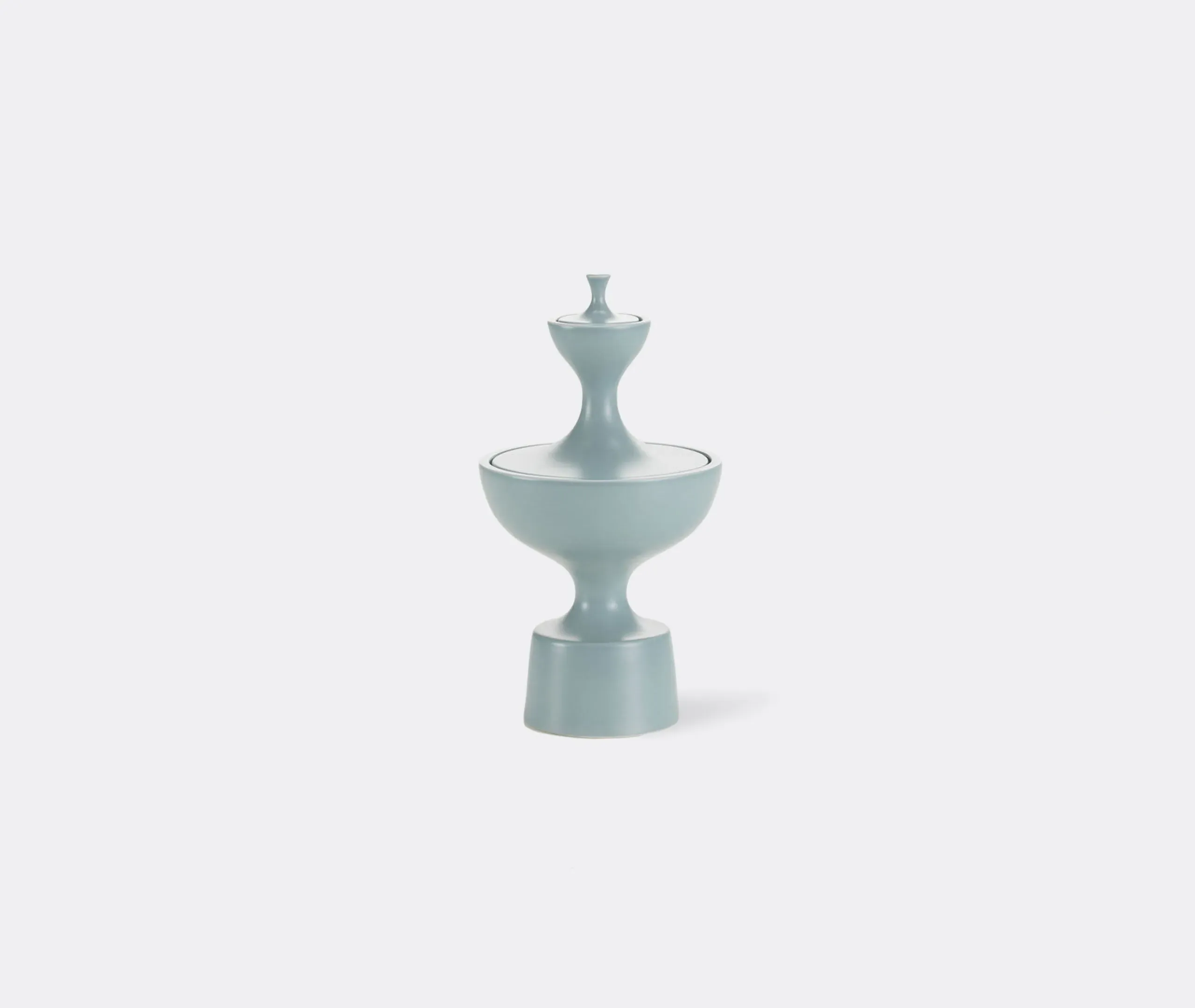 No 1 Storage Container - Grey, Ceramic