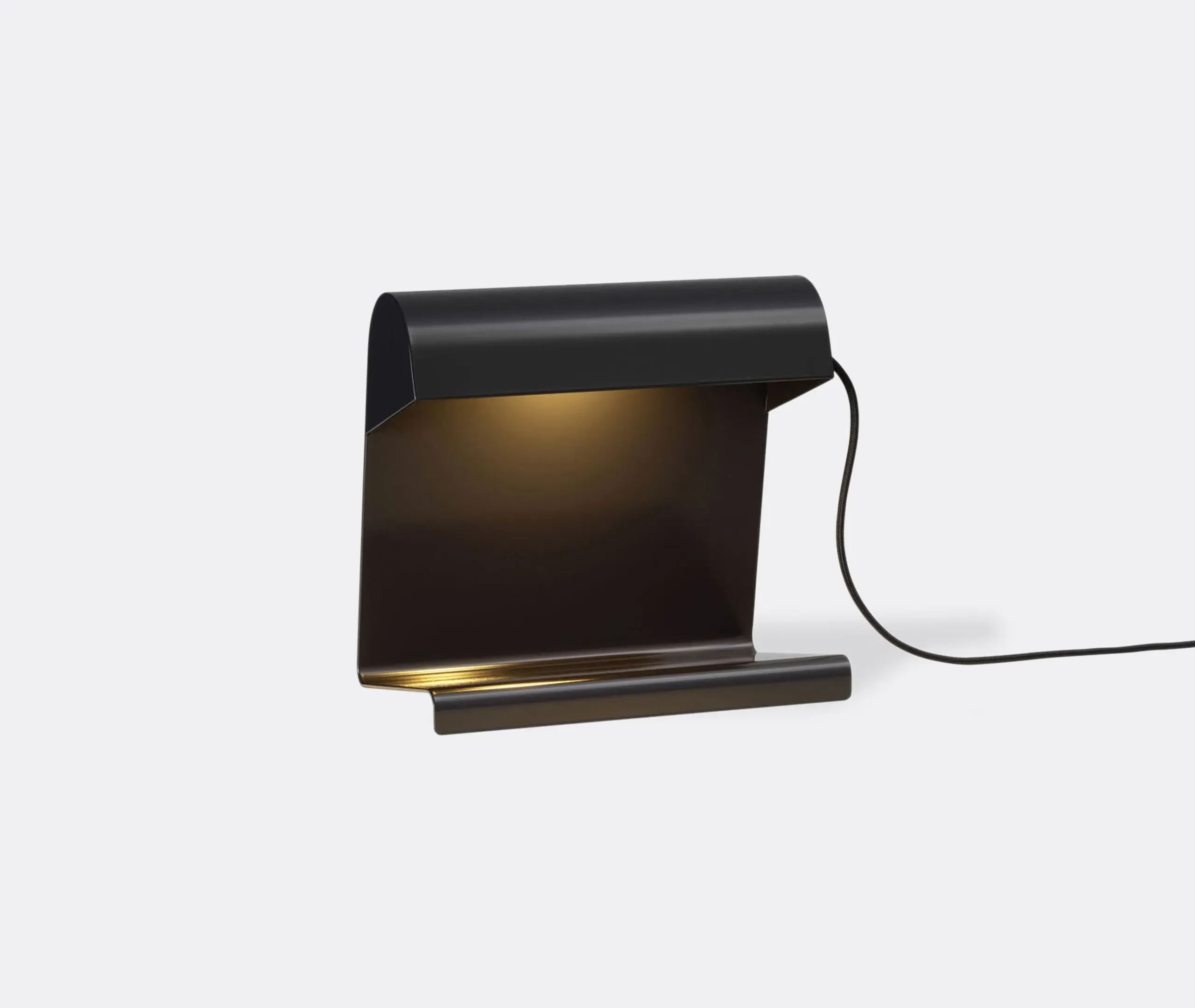 Table Lamp with EU Plug - Black, Steel