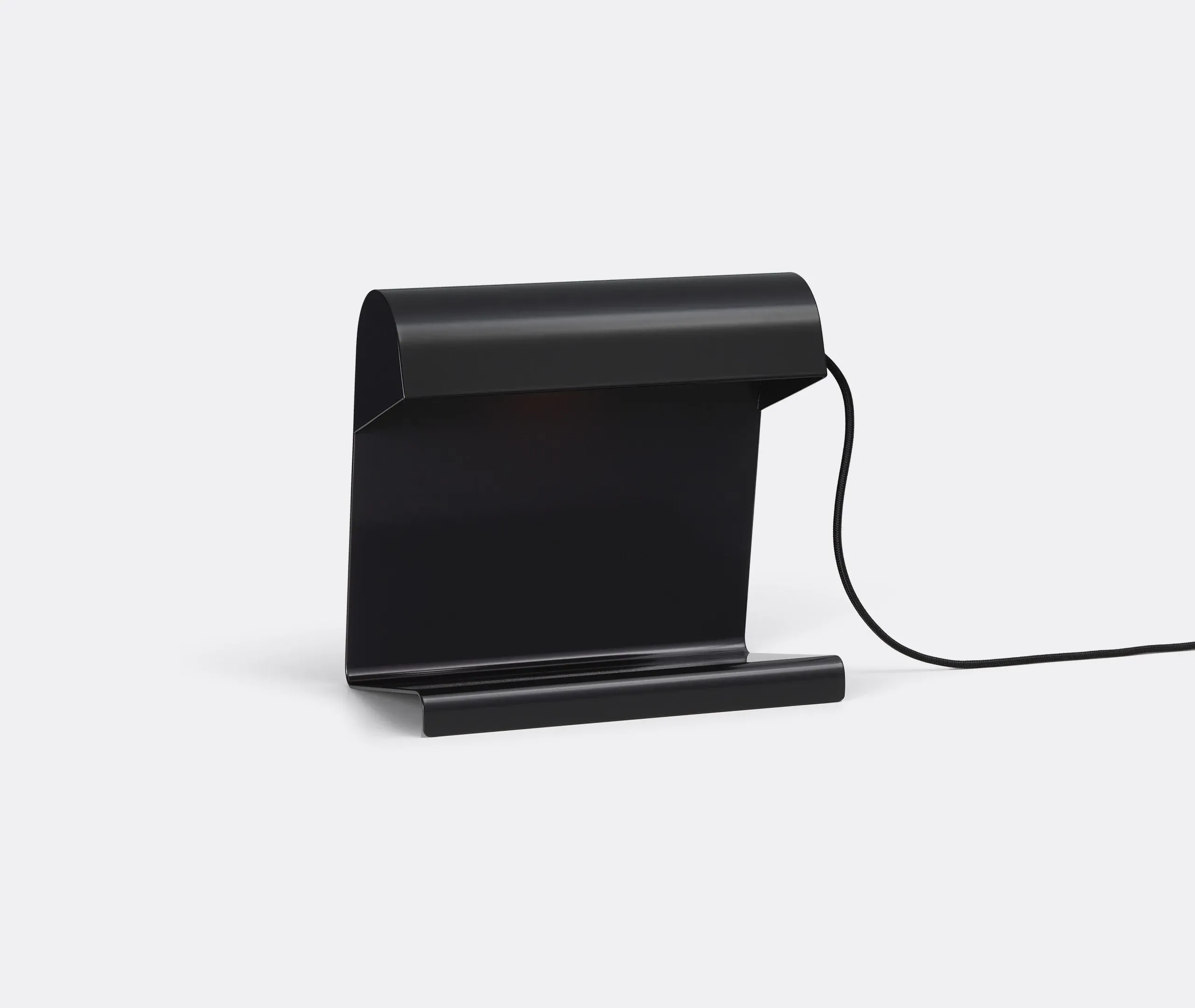 Table Lamp with EU Plug - Black, Steel image
