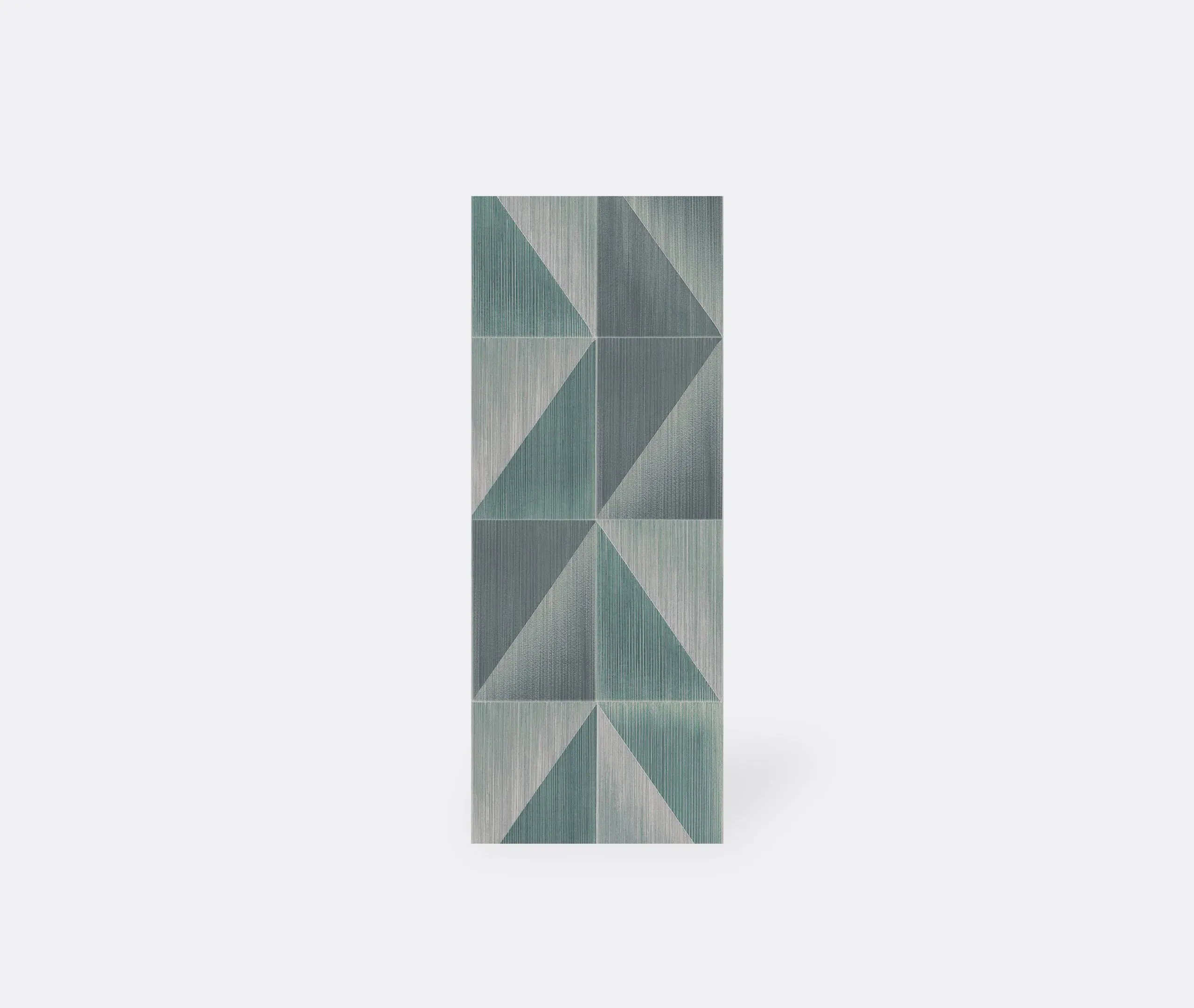 Geometric Wallpaper with Texture - Green image