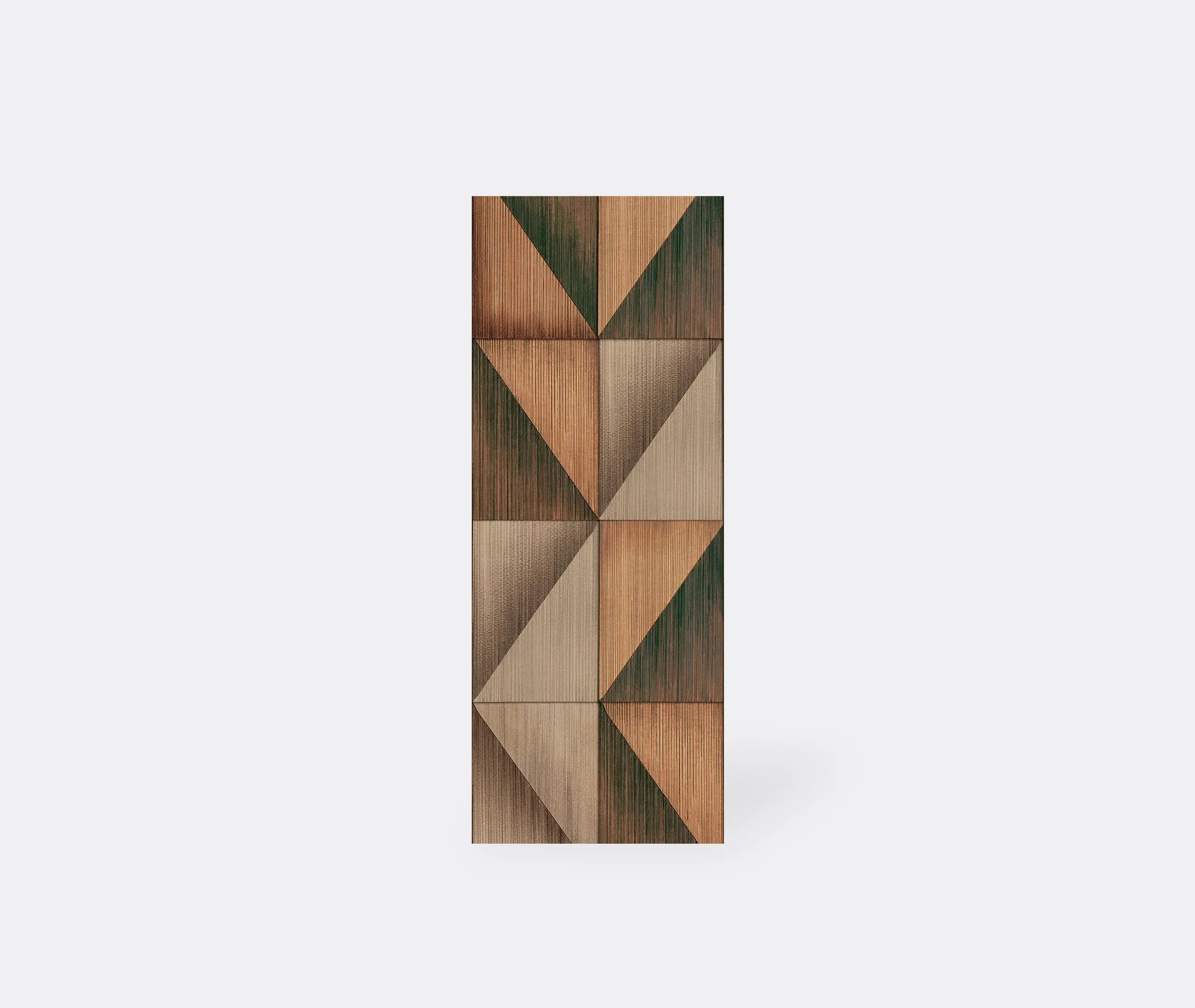 Geometric Wallpaper with Texture - Rust
