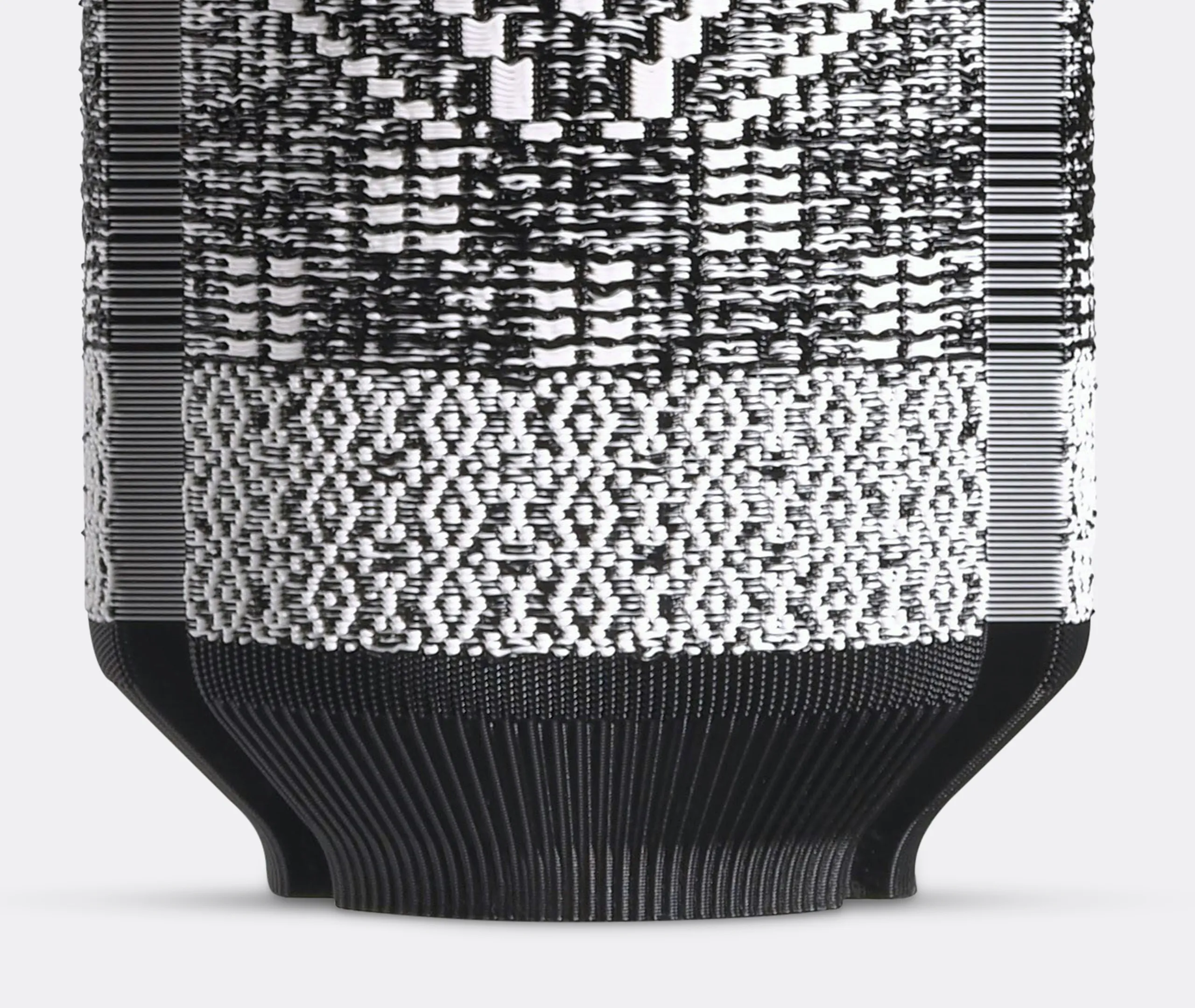 No. 4 Vase - Black and Beige, Bioplastic alternate view