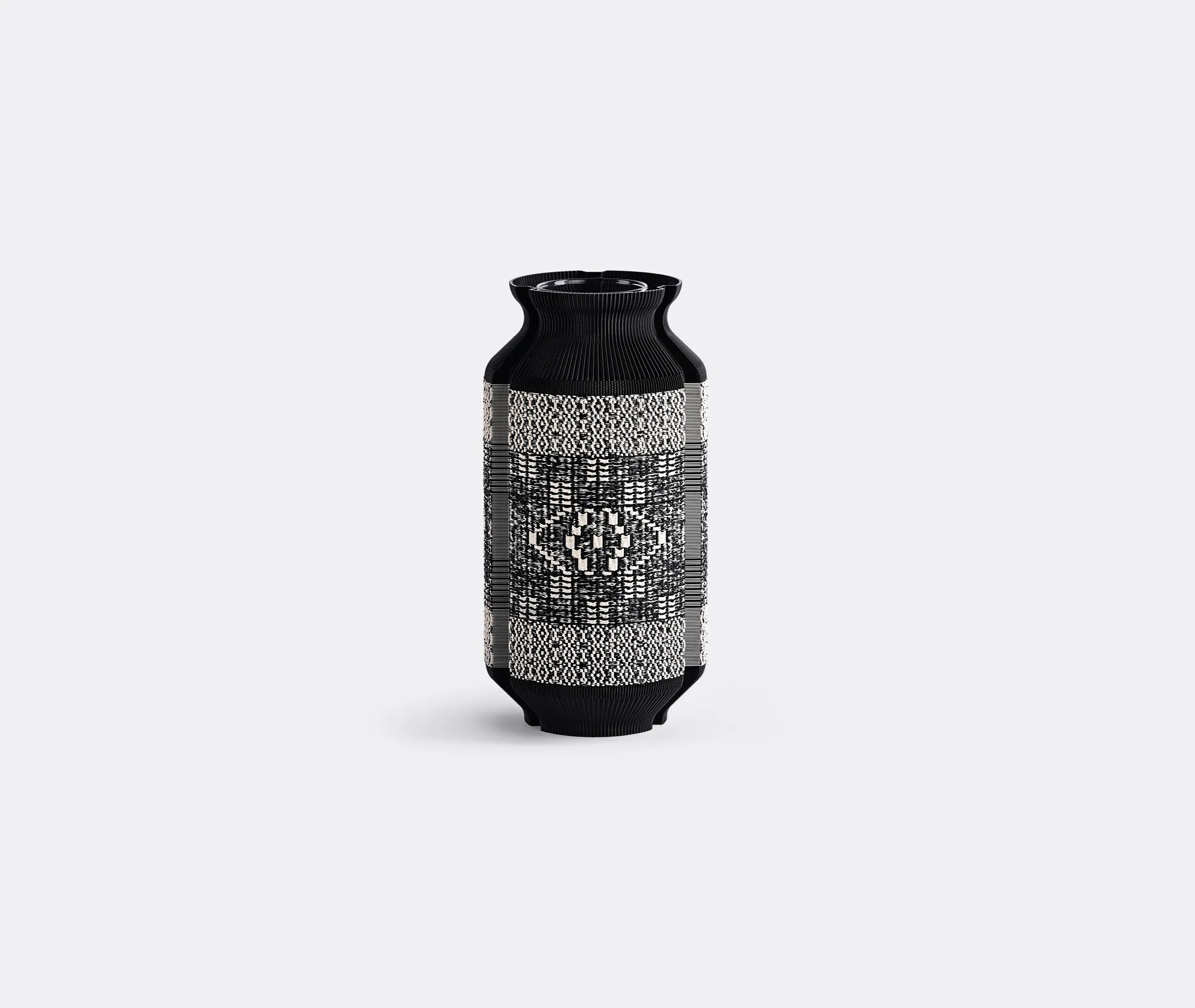 No. 4 Vase - Black and Beige, Bioplastic product