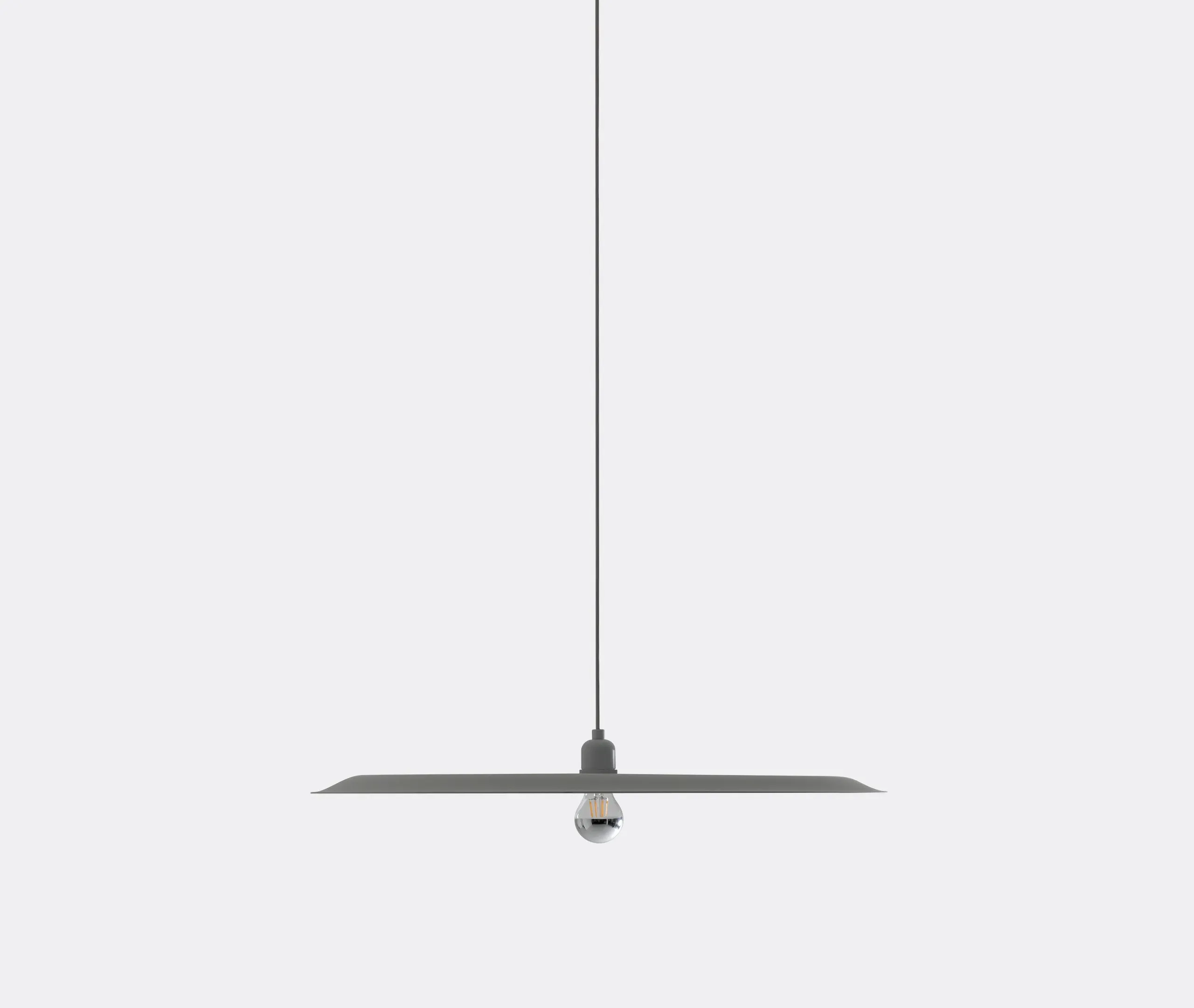 Circular Pendant Light - Signal White