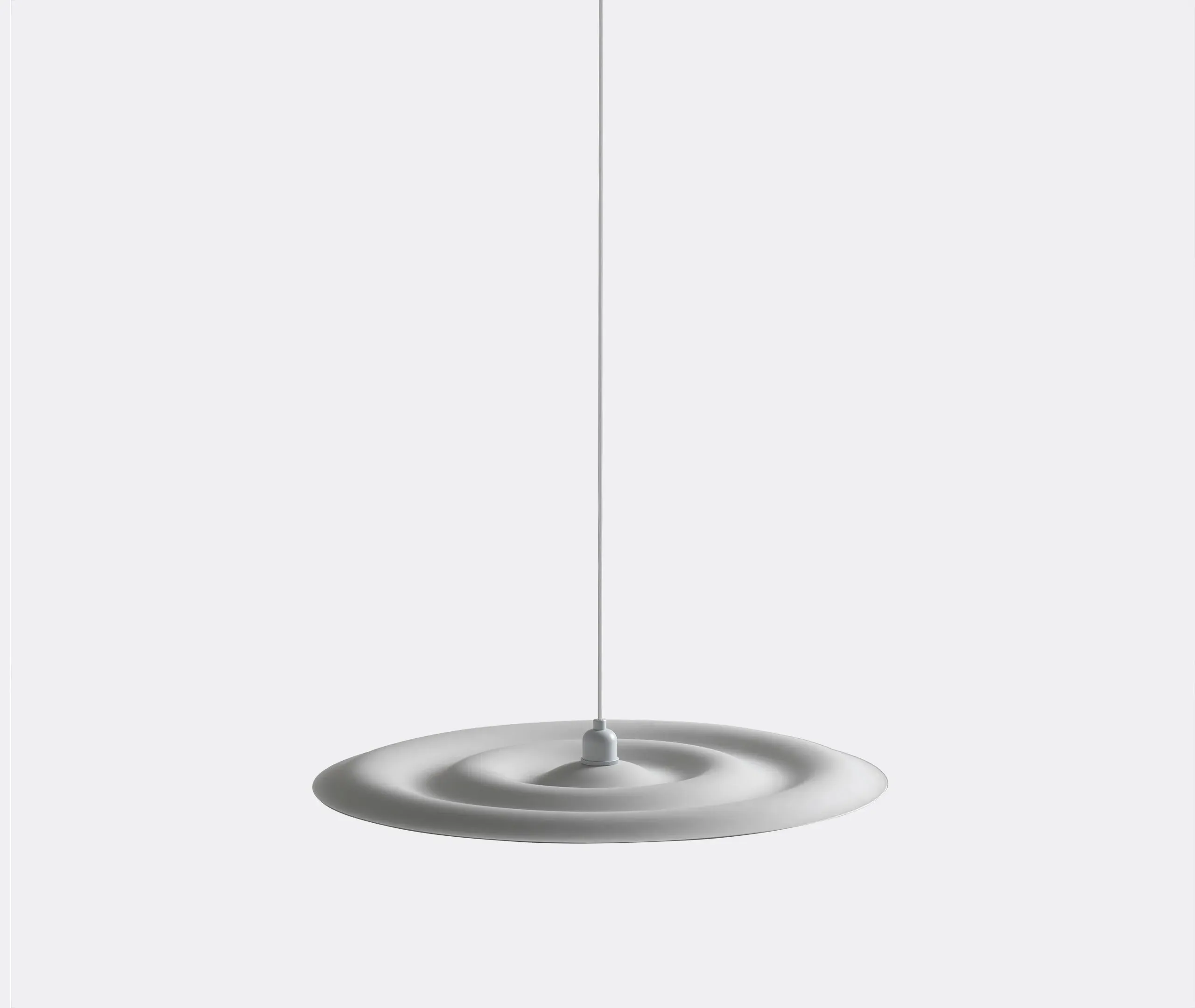 Circular Pendant Light - Signal White