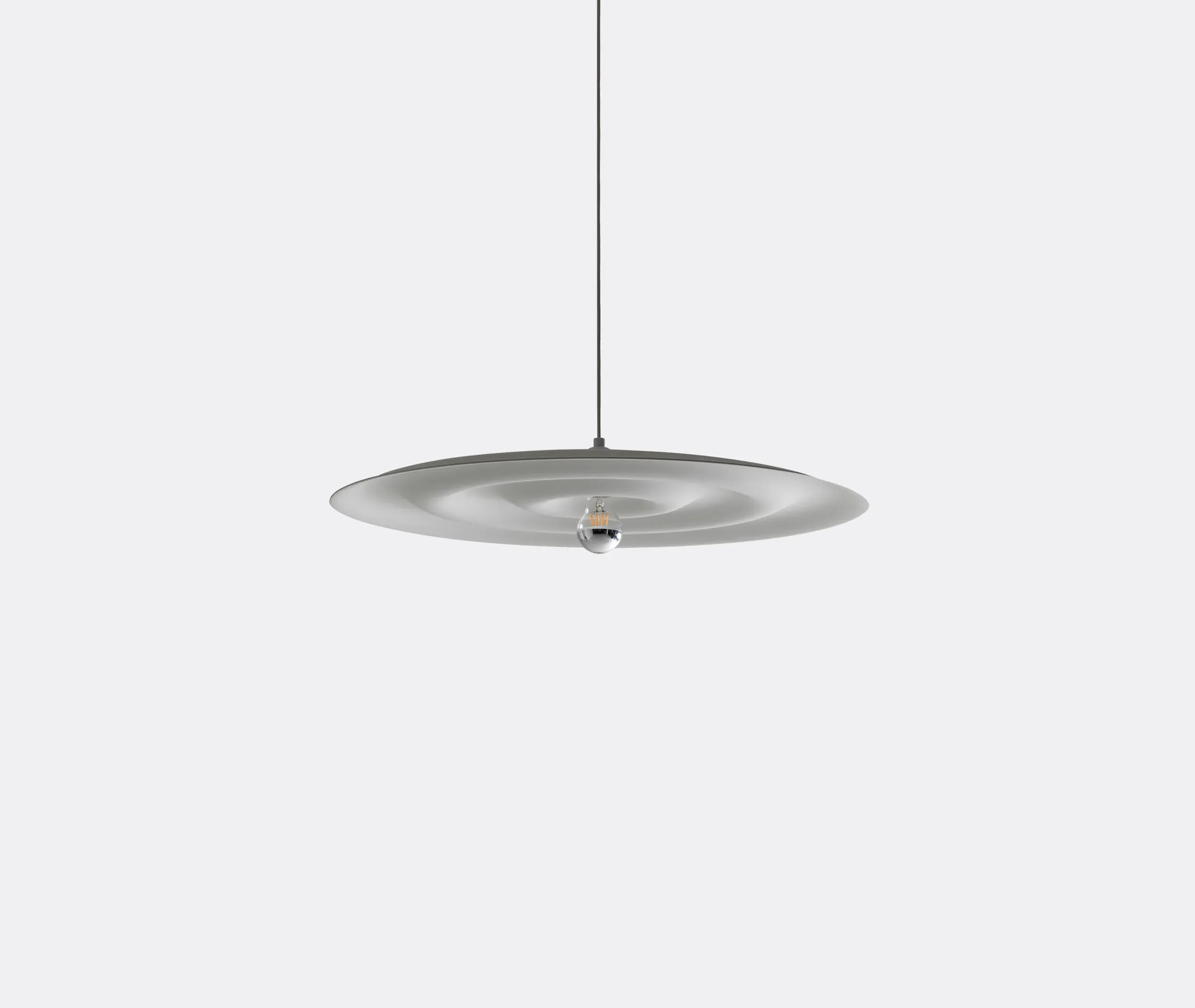 Circular Pendant Light - Signal White