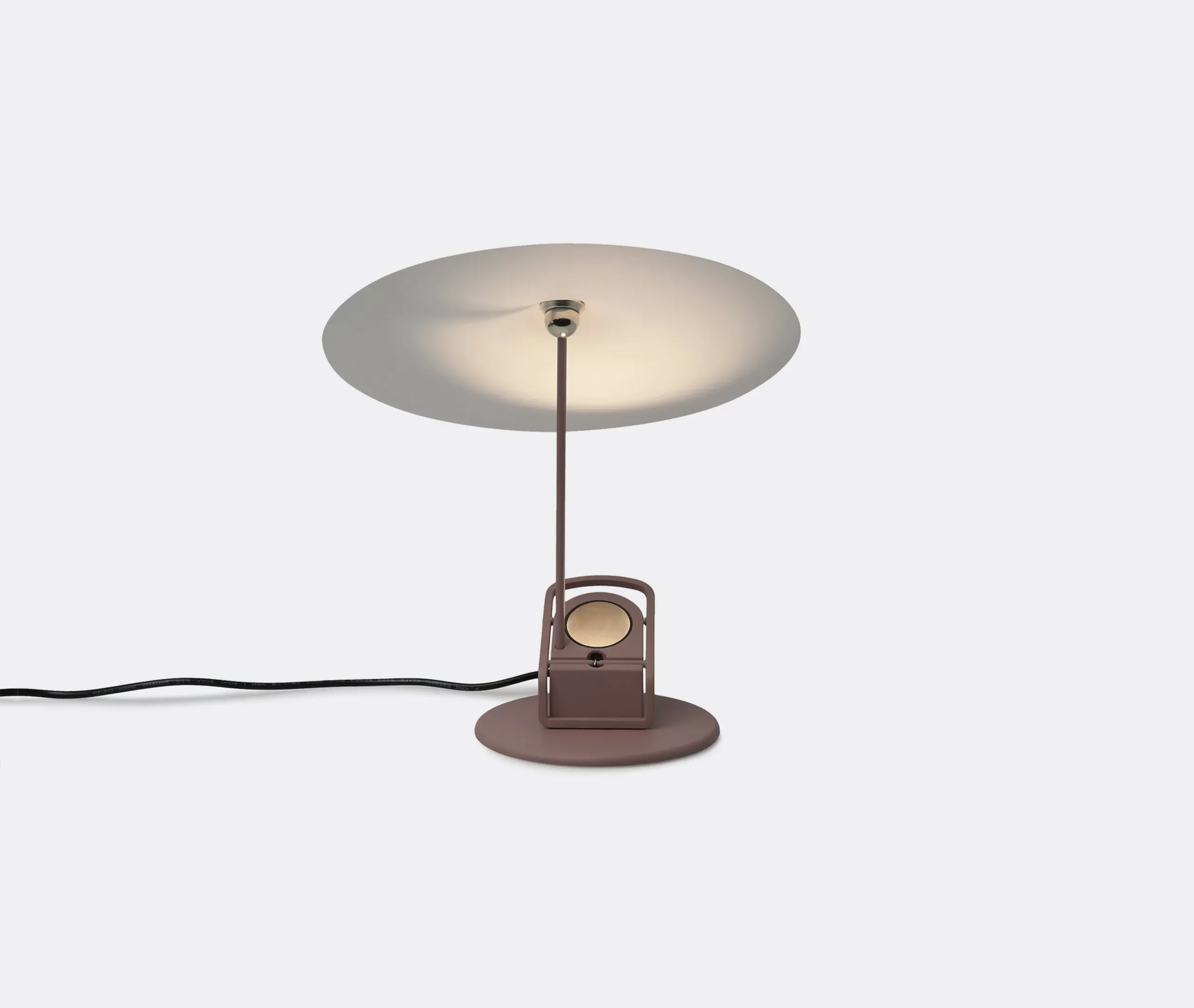 Clip Desk Lamp with Multi-Mount - Grey Brown