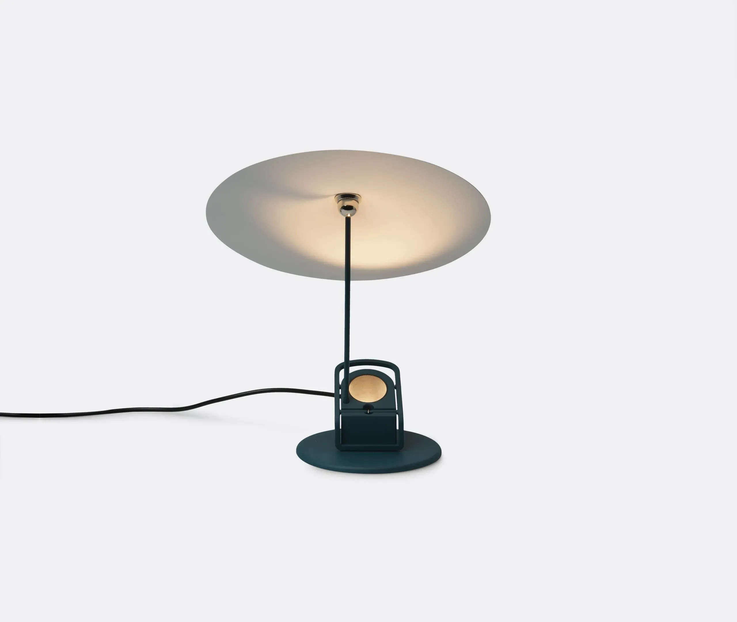 Clip Desk Lamp with Multi-Mount - Petrol, Metal