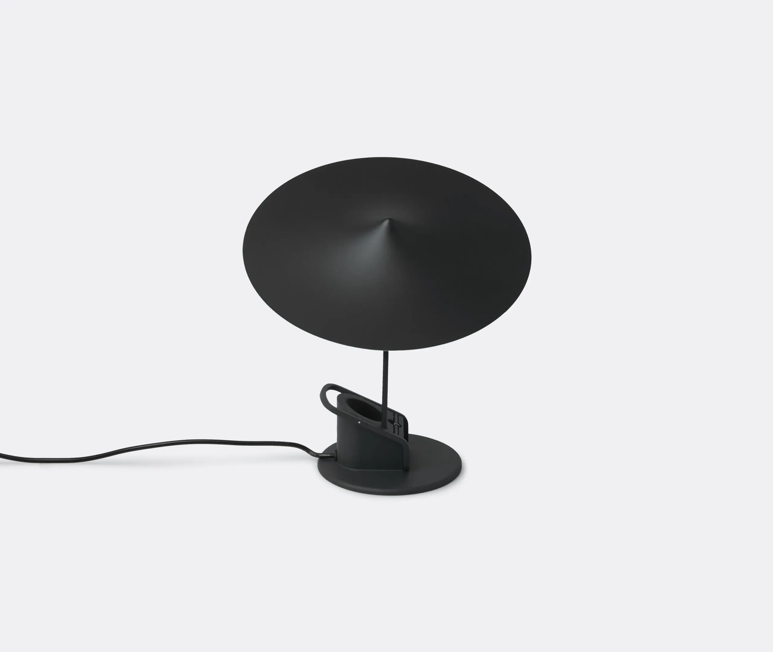 Île W153m1 Clip Lamp - Black