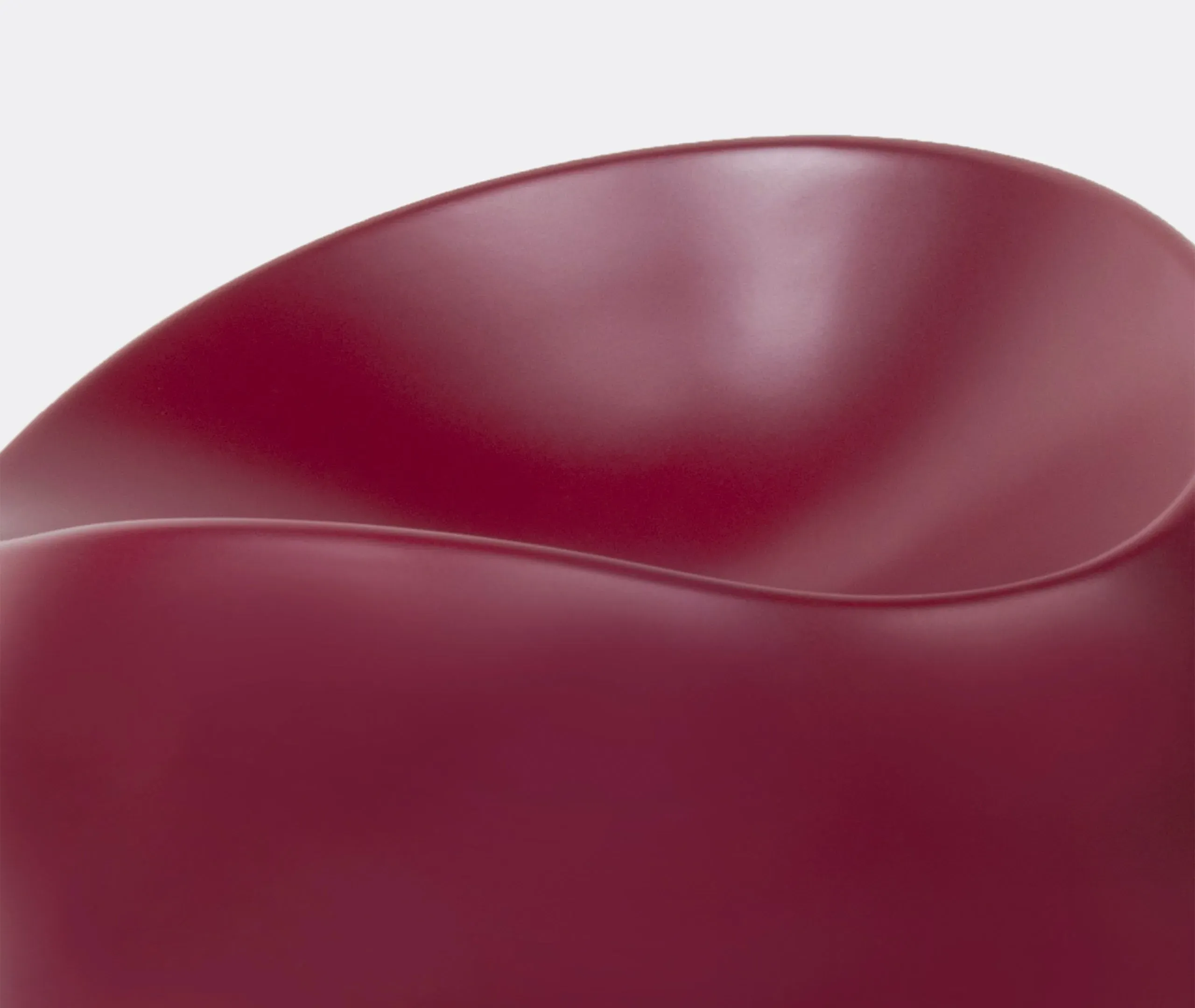 Ball Chair - Burgundy, ABS Plastic