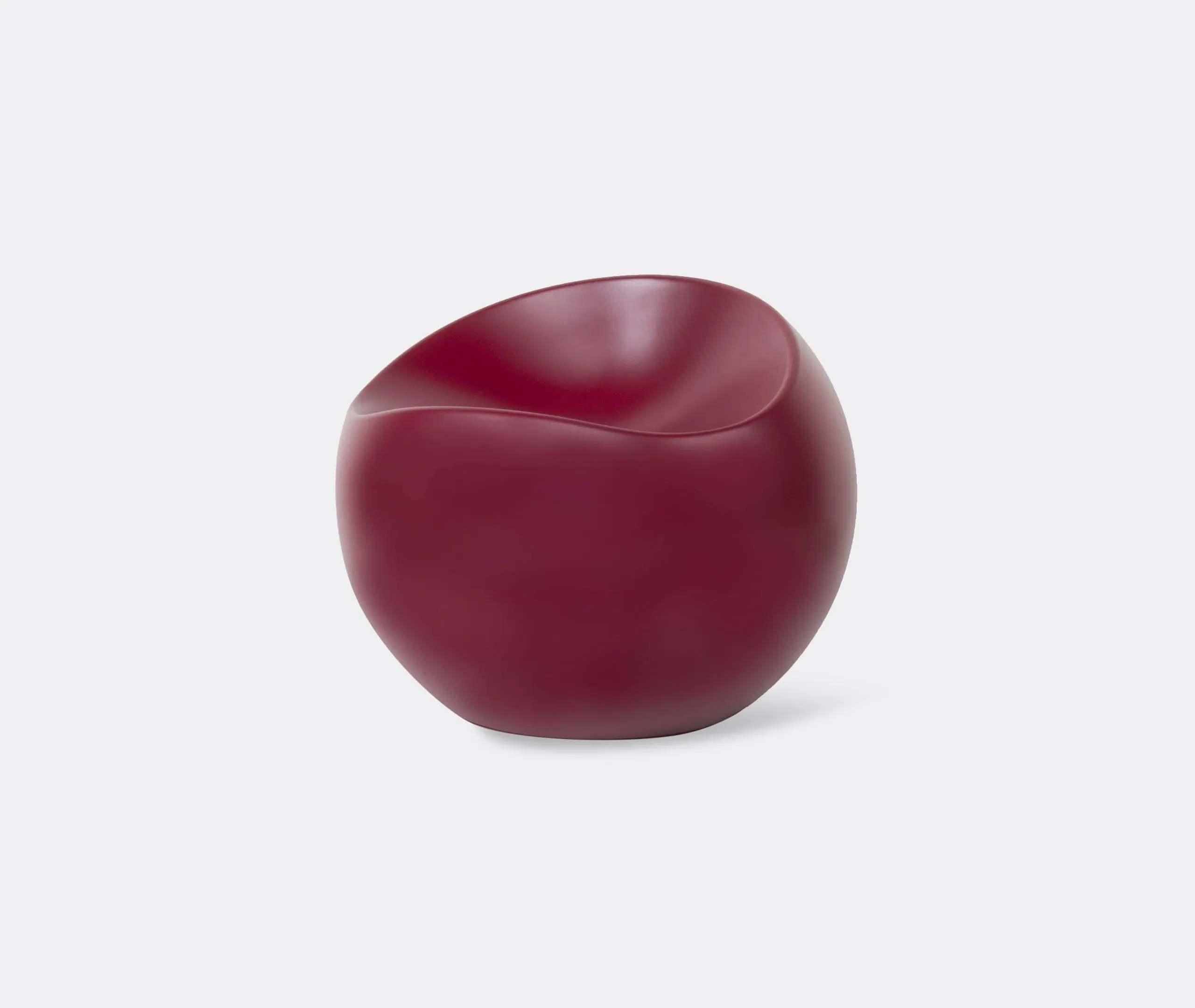 Ball Chair - Burgundy, ABS Plastic