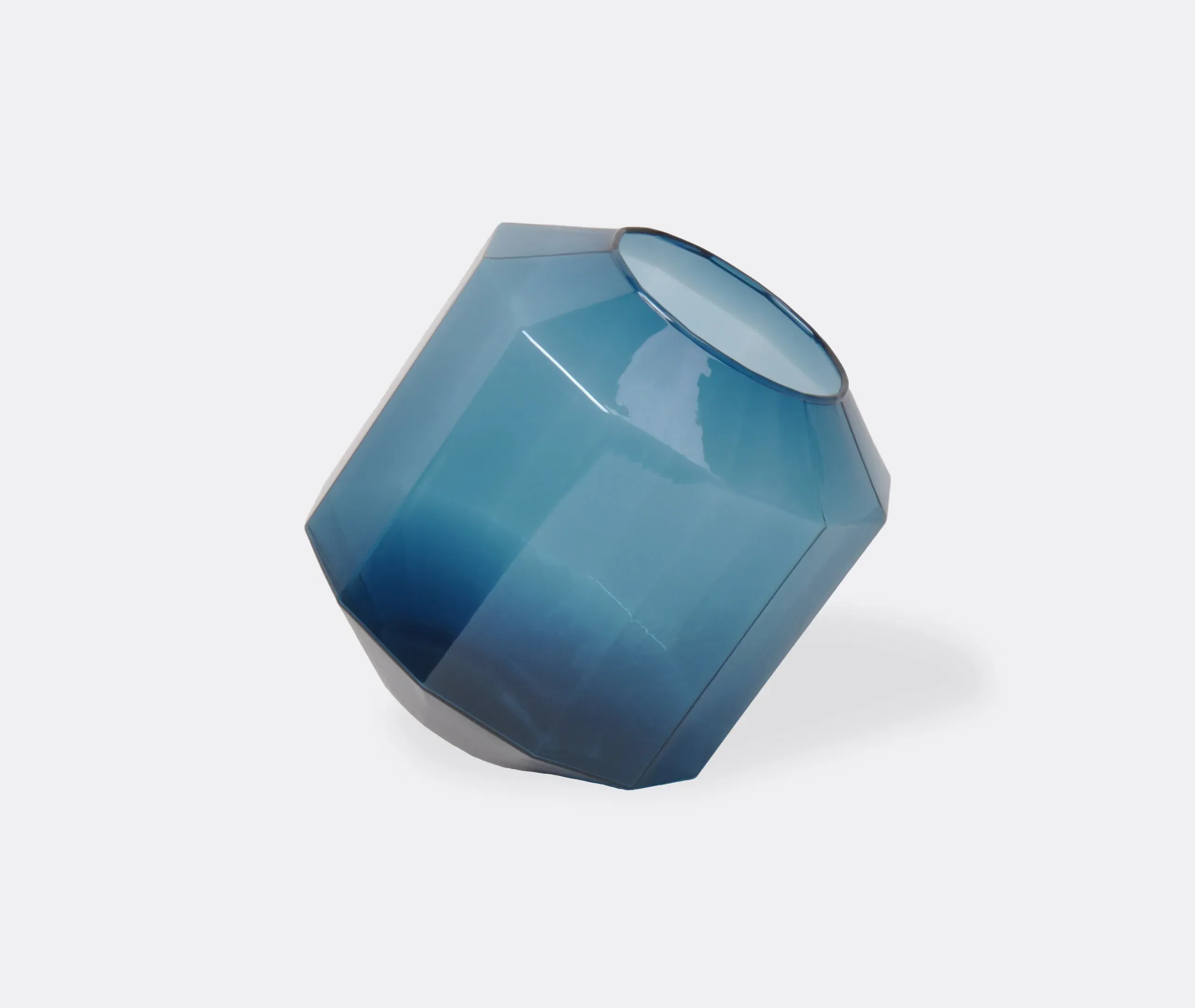 Bliss Medium Vase - Blue, Glass