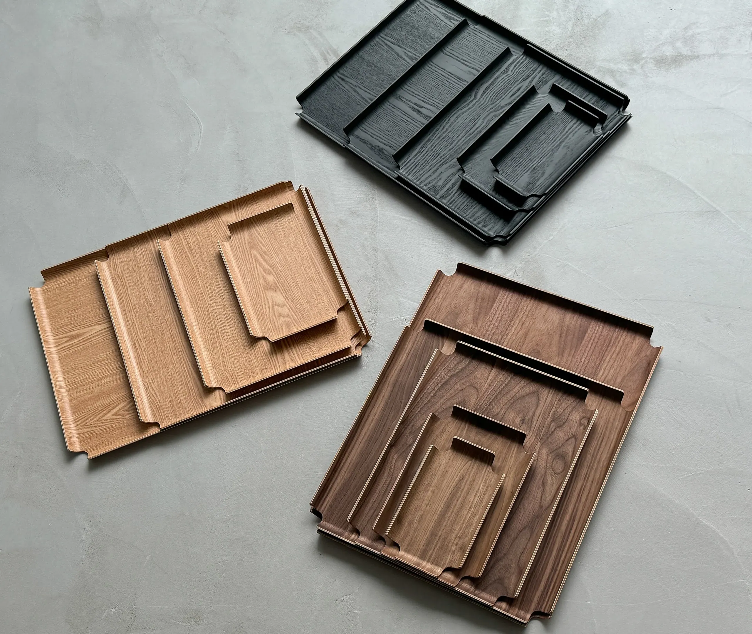 Deck Medium Rectangular Tray - Walnut