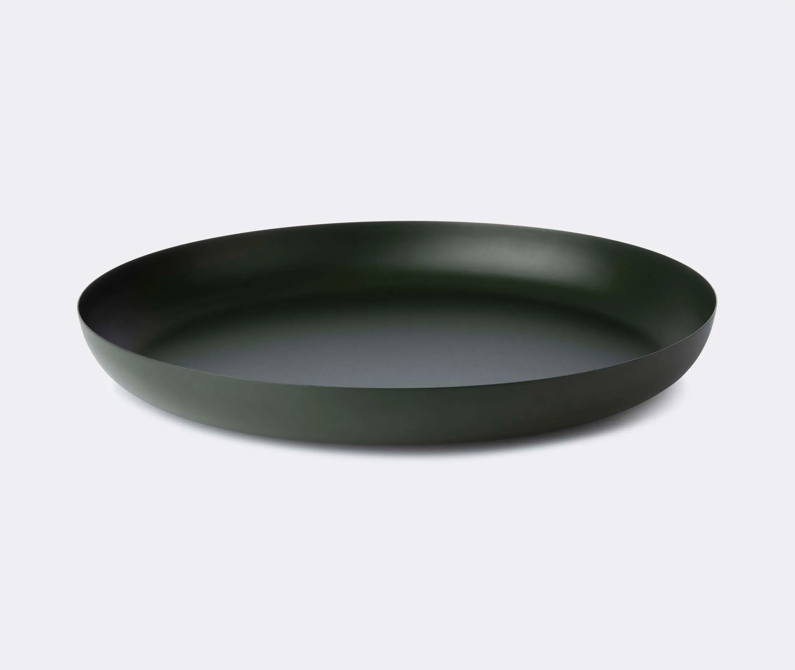 Desk Tray with Handle - Green, Aluminium image