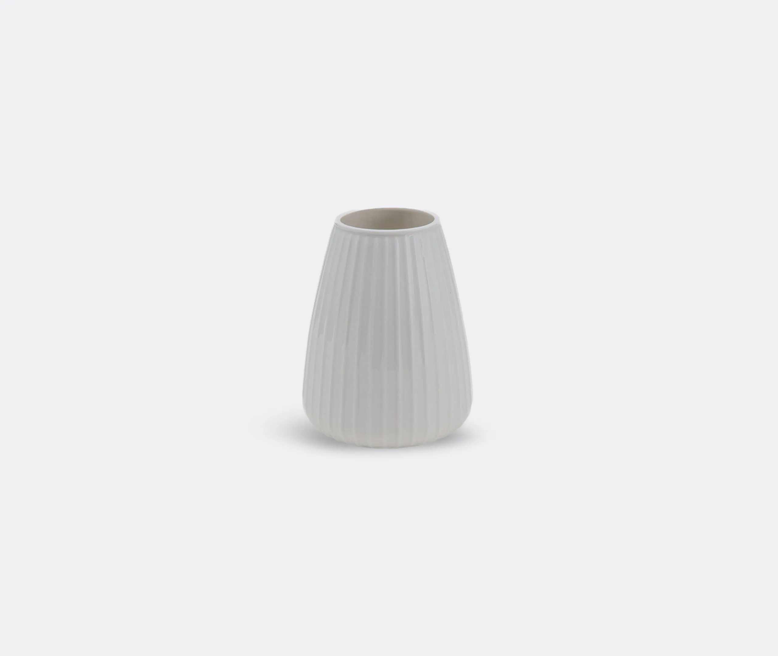 Dim Medium Vase - Cream, Ceramic image
