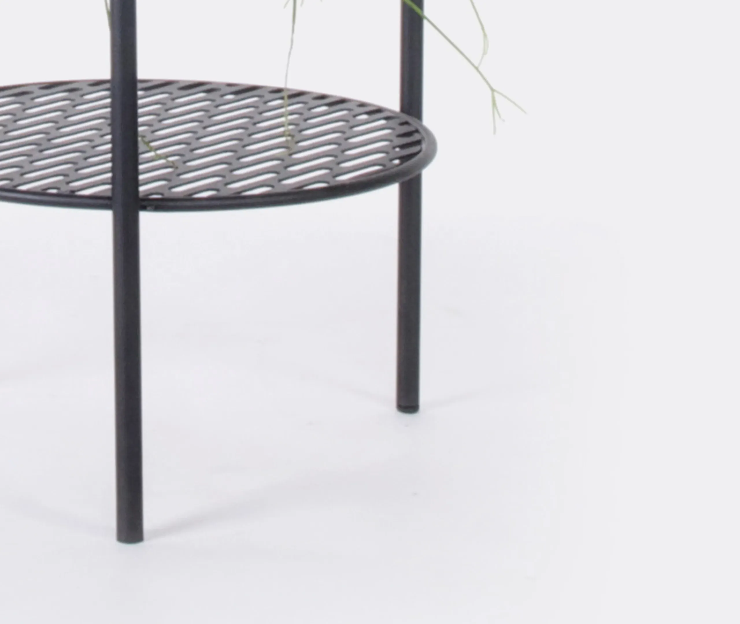 Ent Medium Plant Stand - Black, Iron