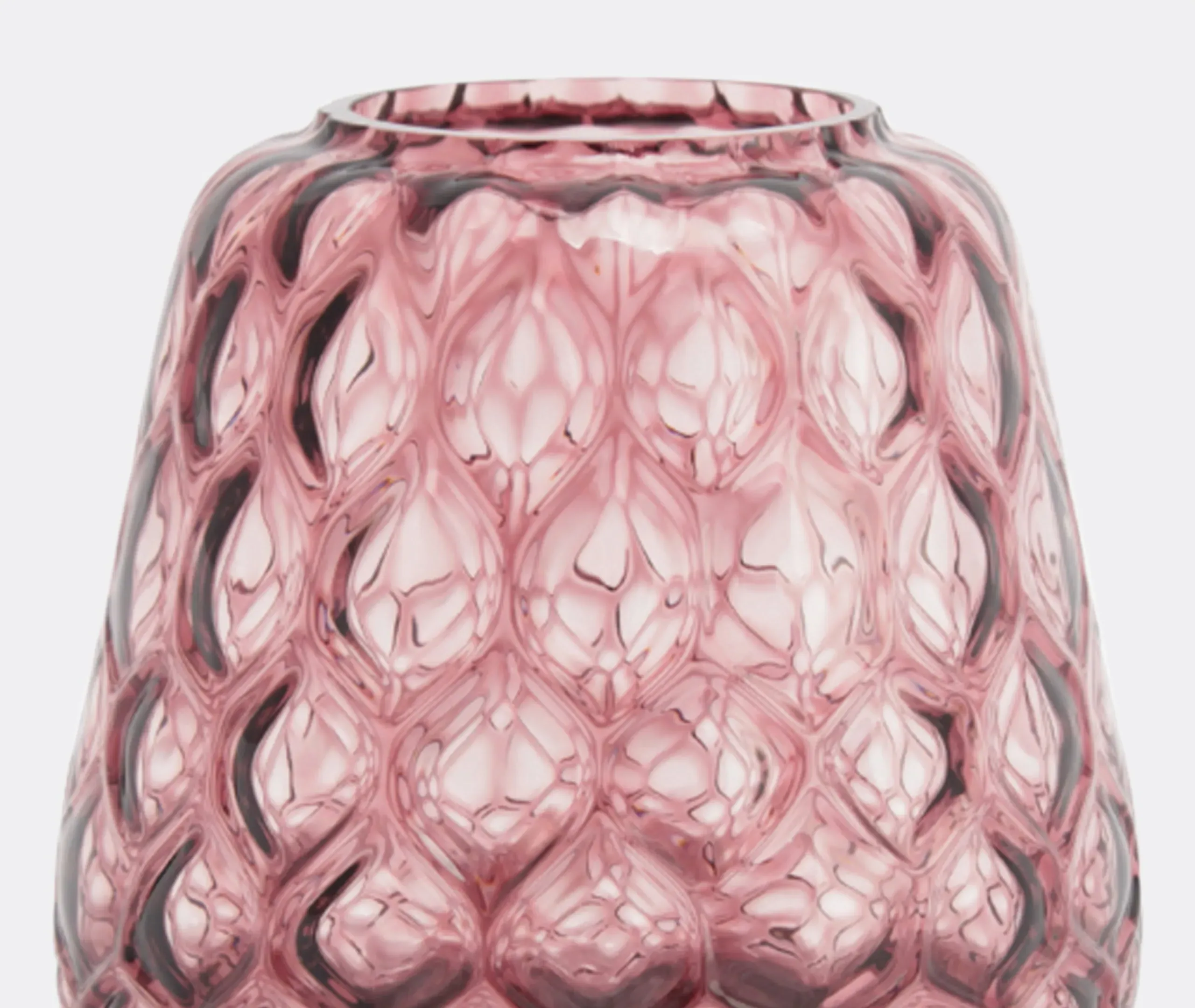 Kuro Prism Small Vase - Plum