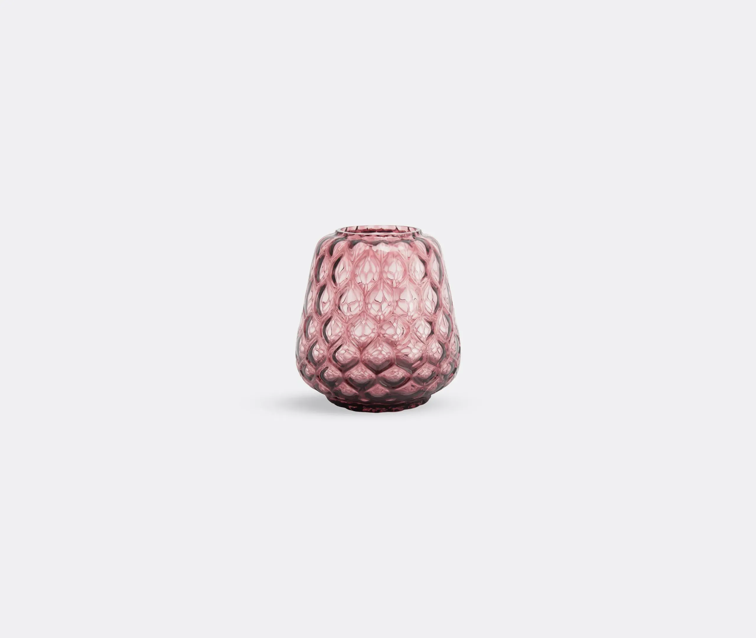 Kuro Prism Small Vase - Plum