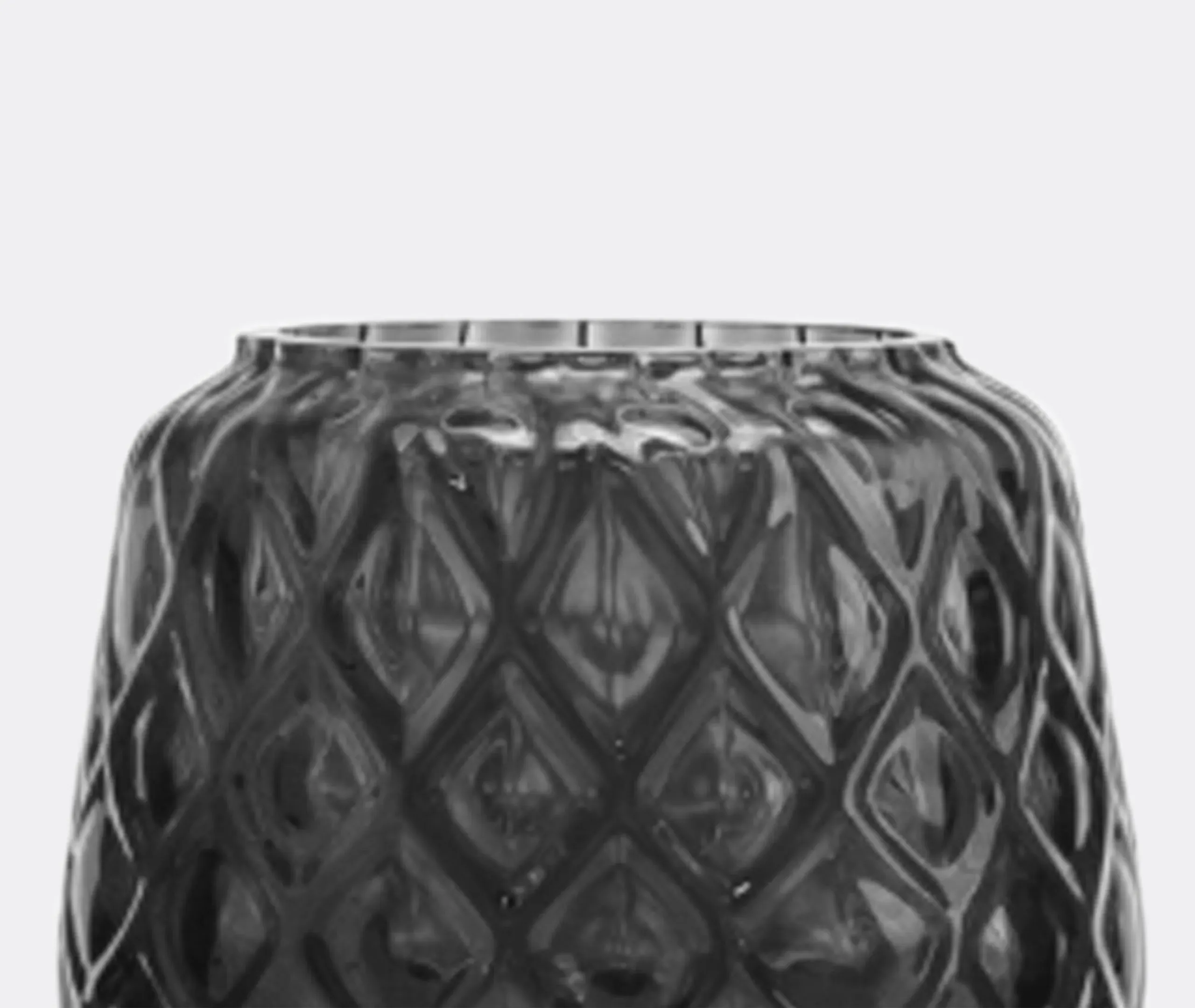 Kuro Tealight Holders Set of Three - Smoky Gray, Glass