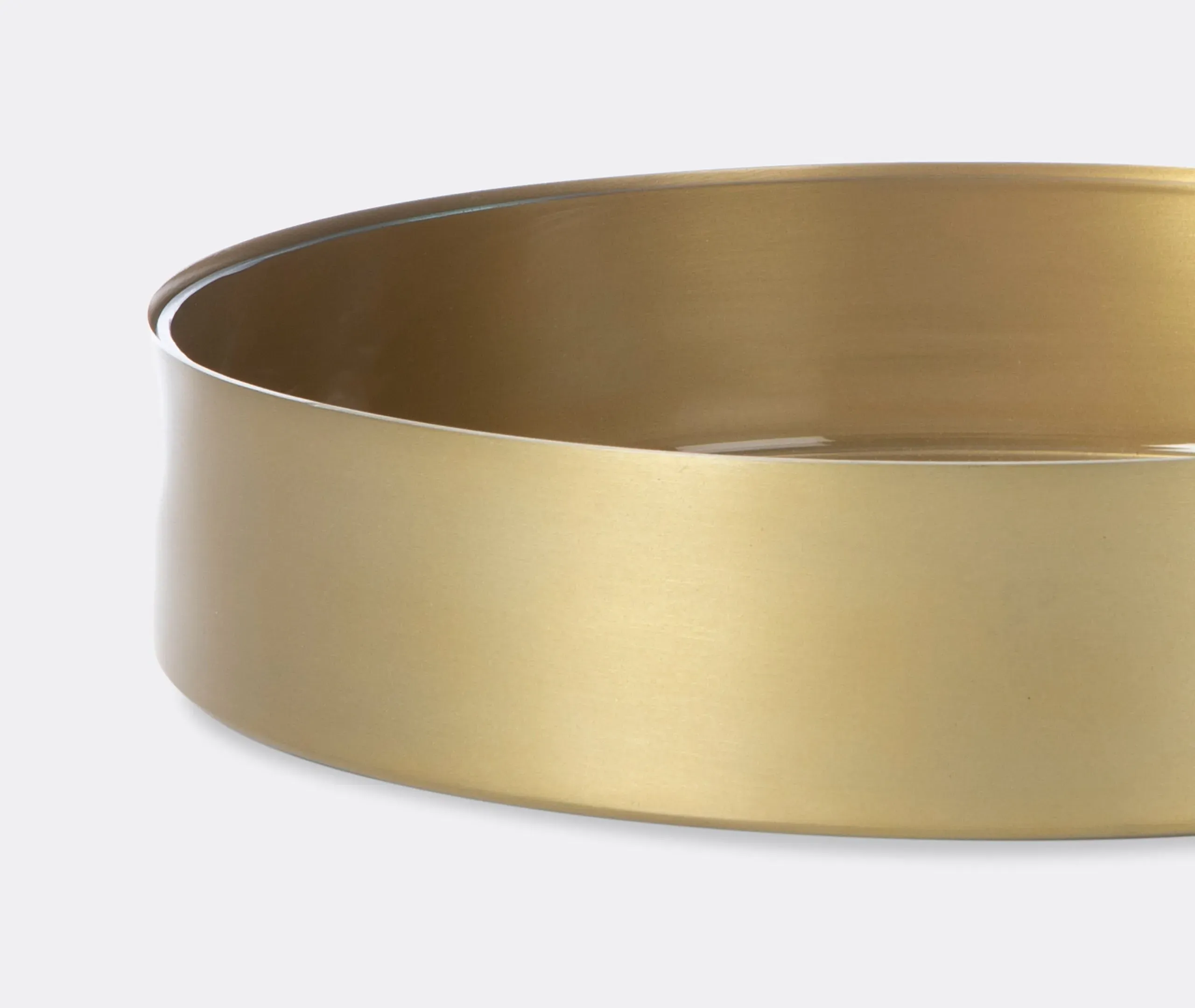 Large Storage Vessel - Matt Brass, Aluminium