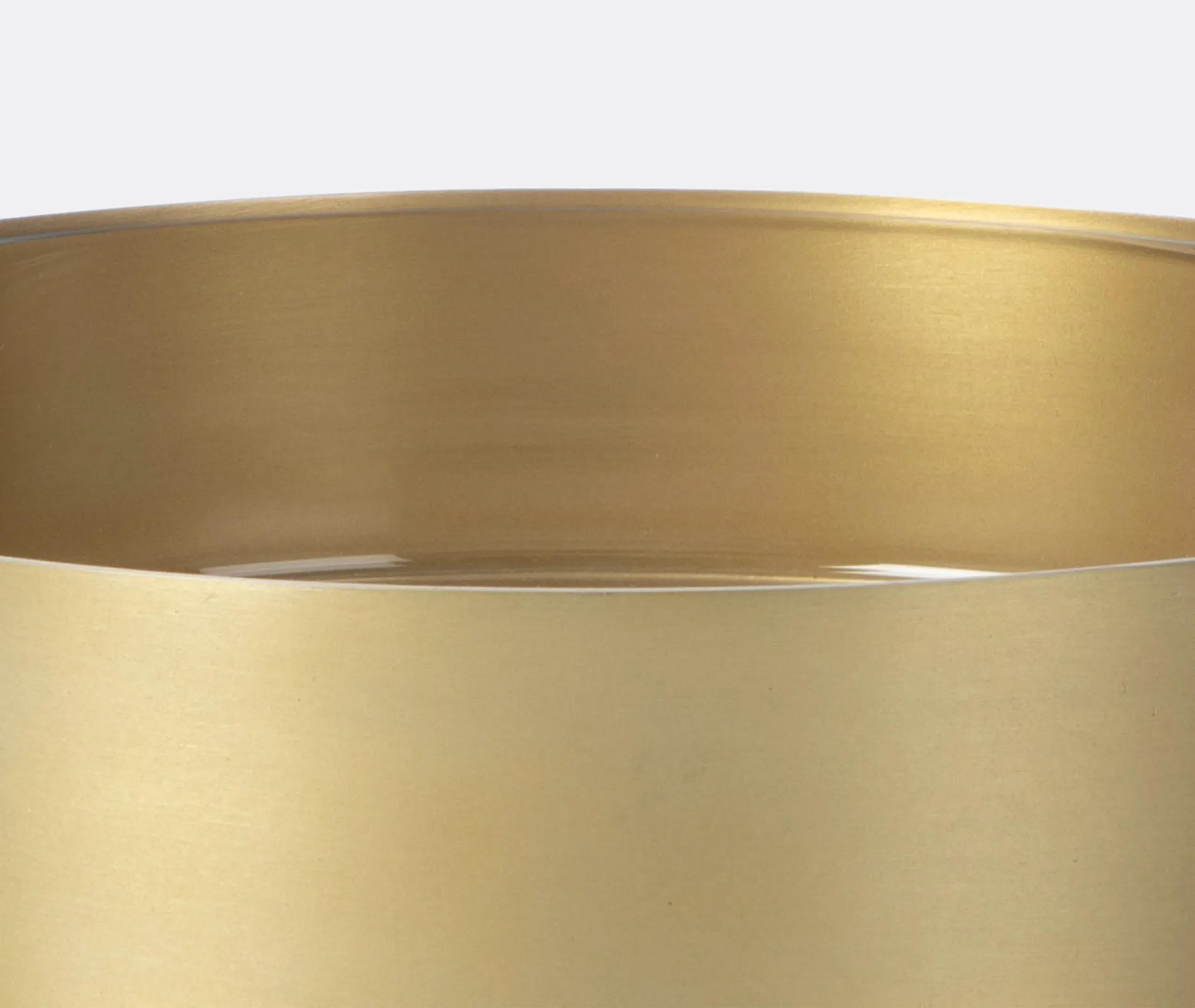 Large Storage Vessel - Matt Brass, Aluminium