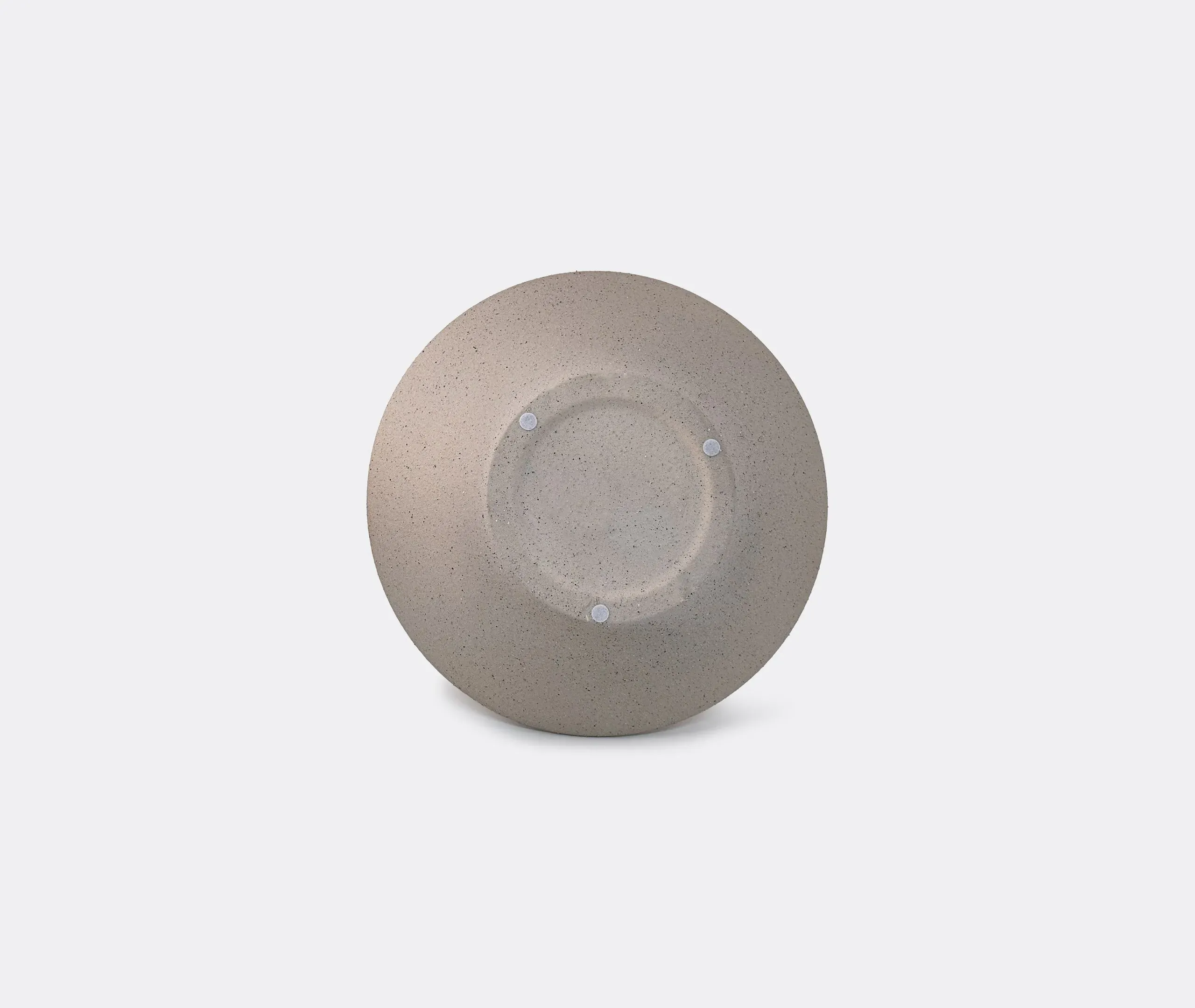 Large Vase with Ribbed Neck - Sand, Stoneware