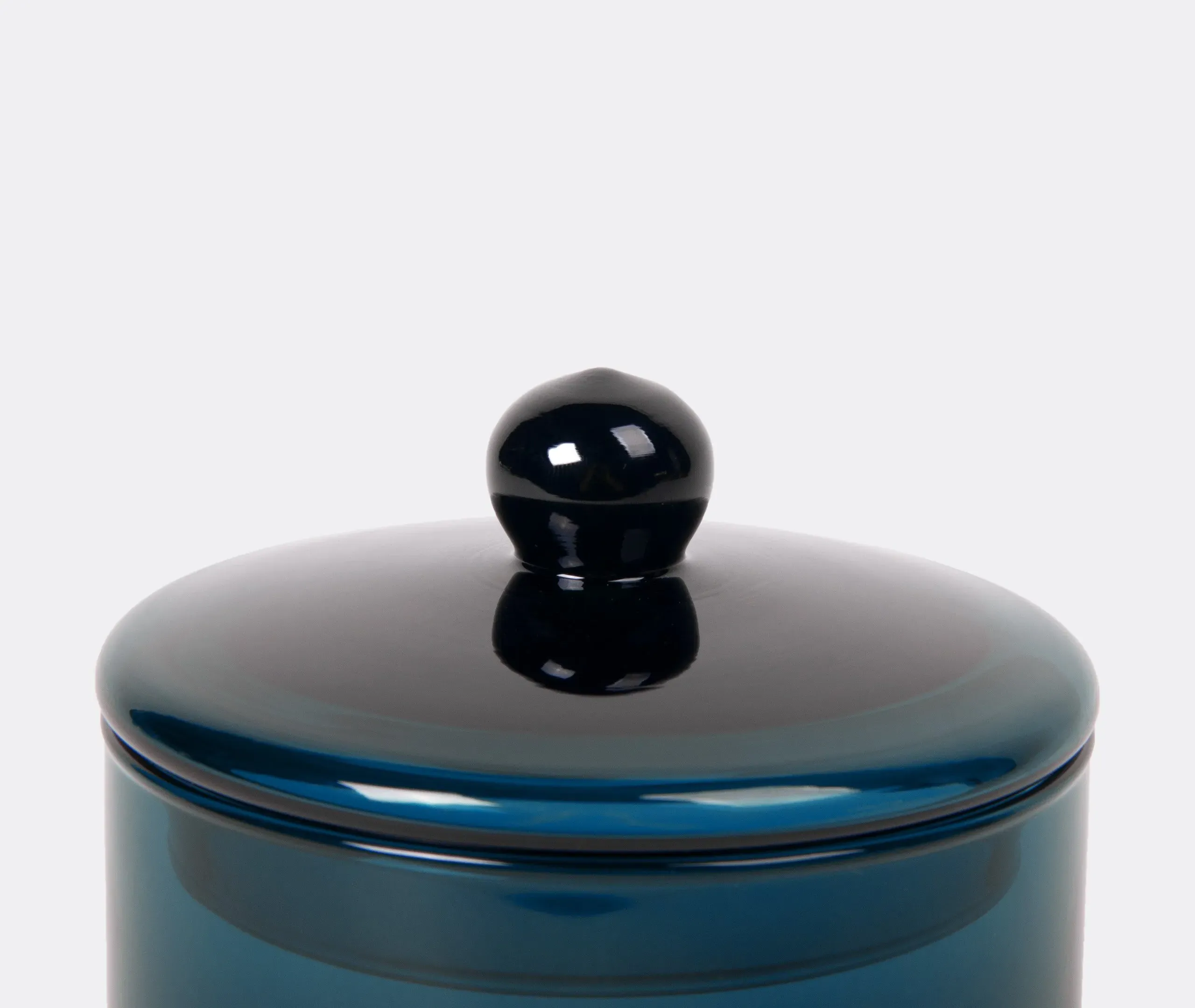 Medium Storage Container with Lid - Blue, Glass