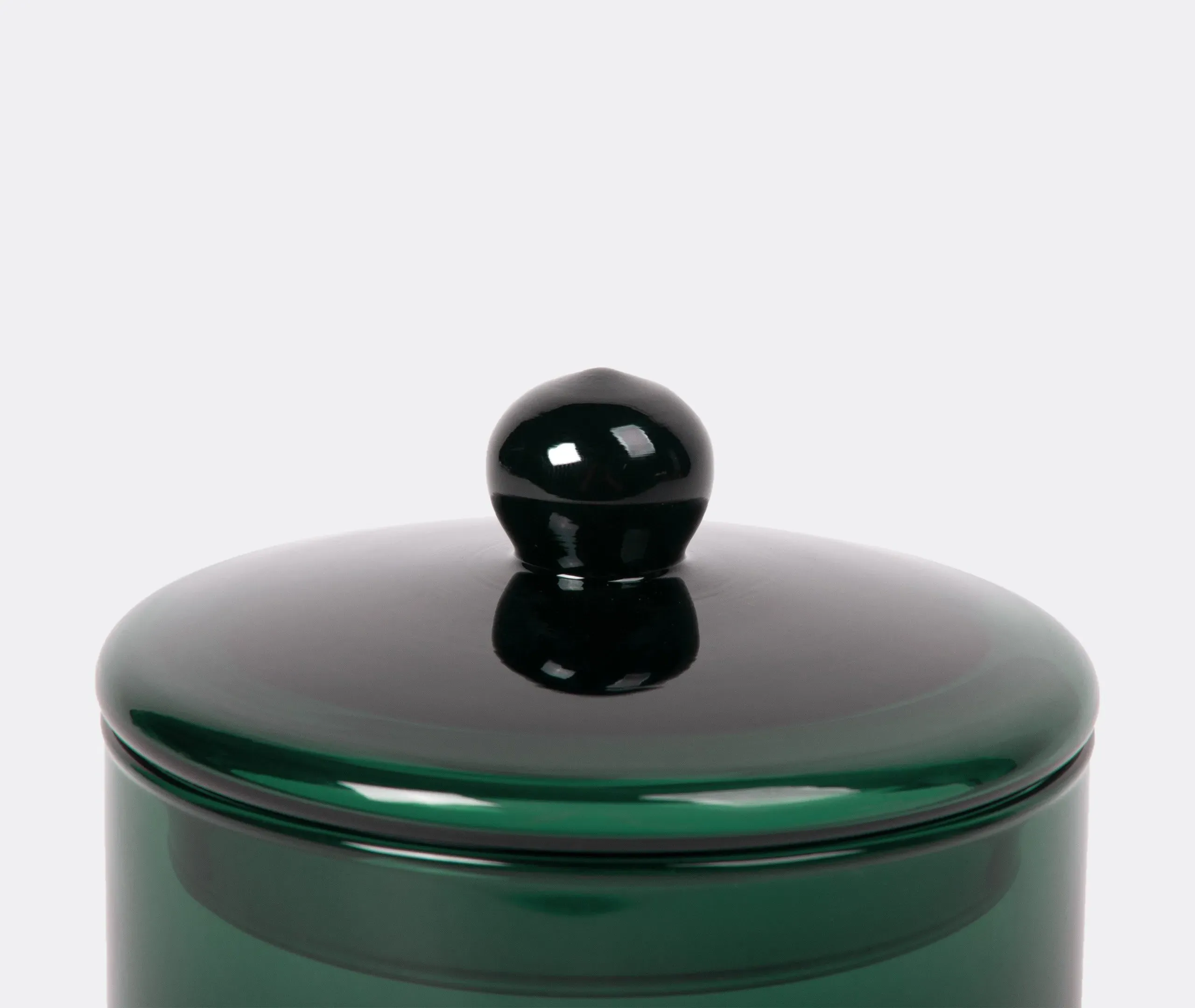 Medium Storage Container with Lid - Green, Glass